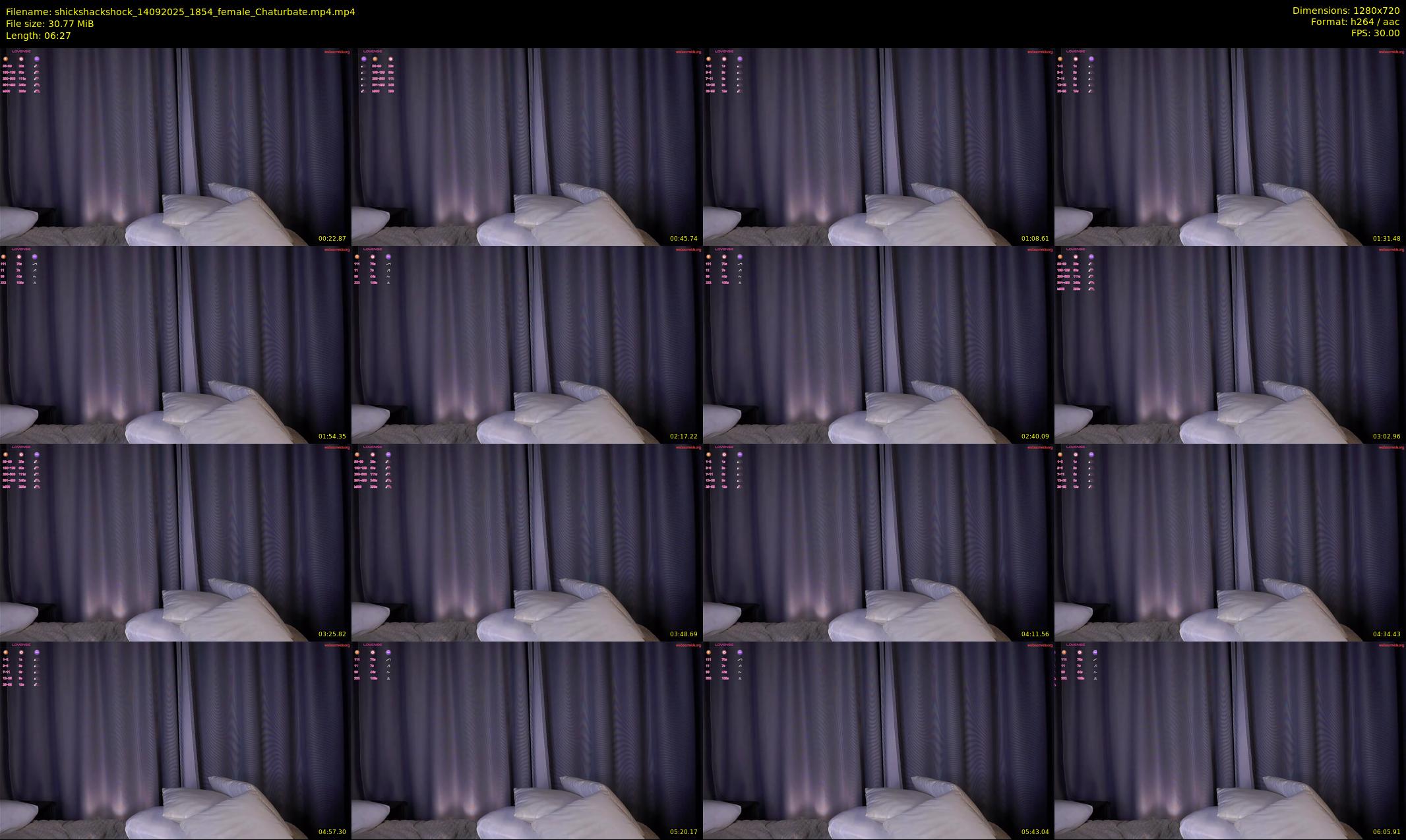 shickshackshock — 7 minute Chaturbate female cam show recording, 720p, Sep 14, 2025