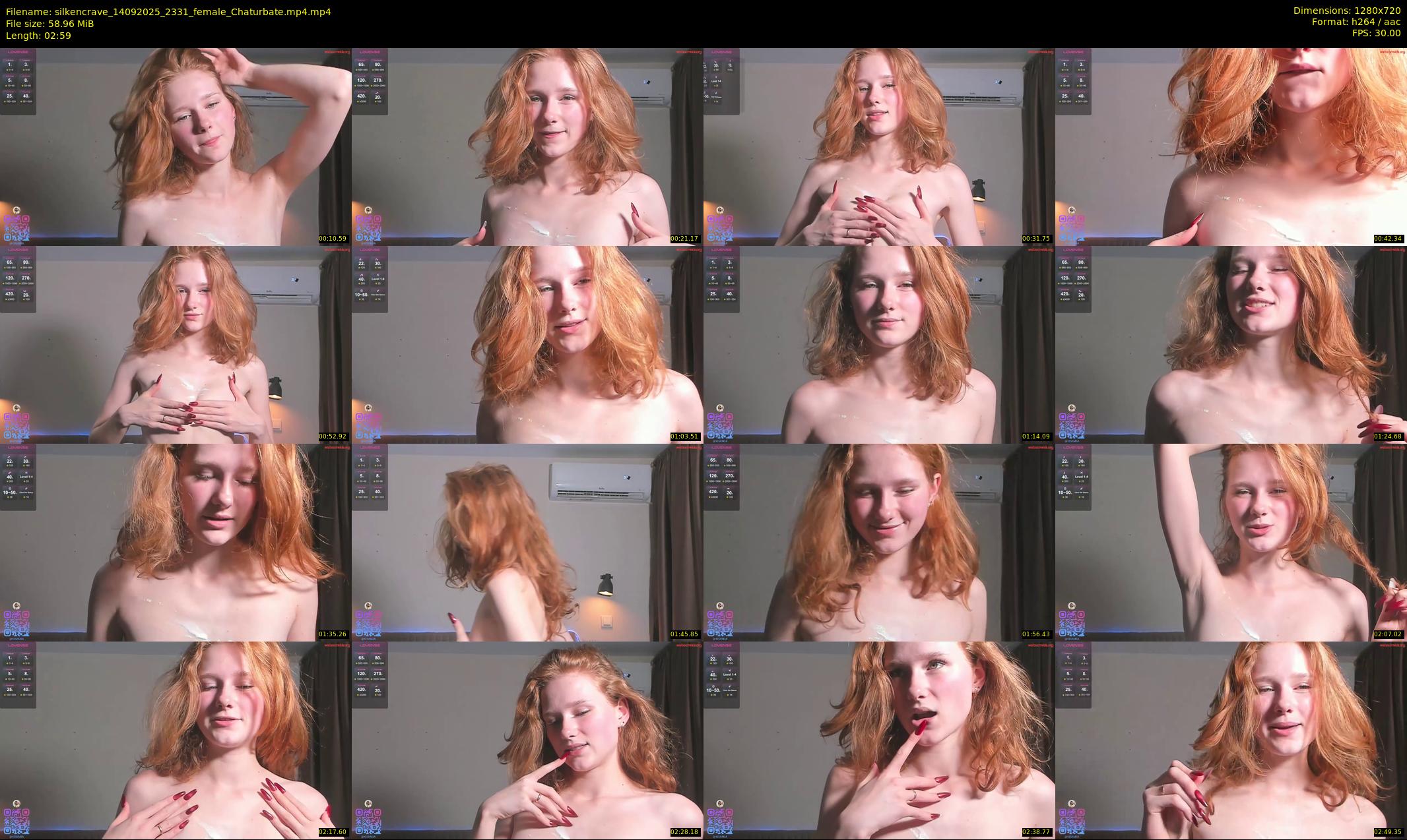 silkencrave — 3 minute Chaturbate female cam show recording, 720p, Sep 14, 2025