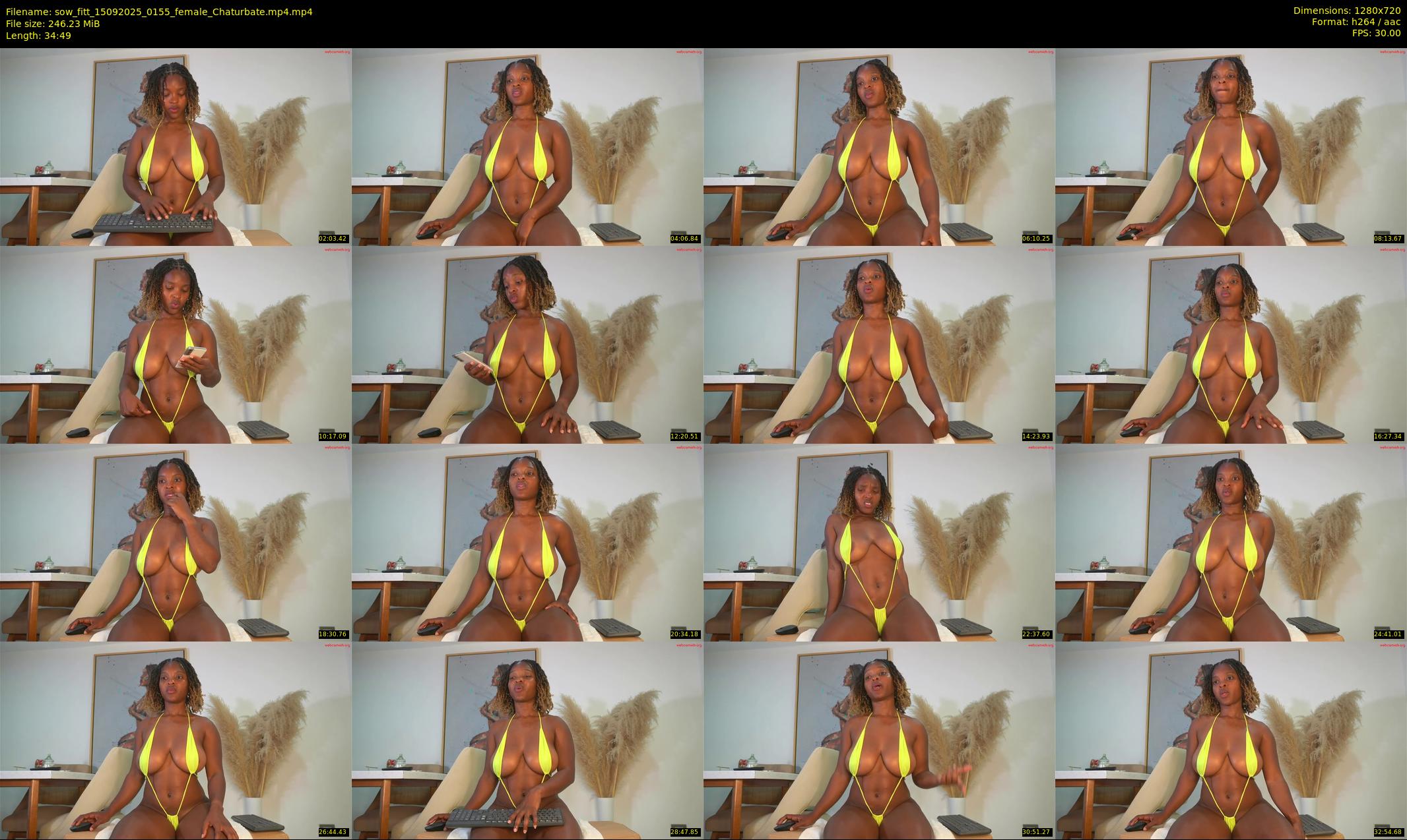 sow_fitt — 35 minute Chaturbate female cam show recording, 720p, Sep 15, 2025