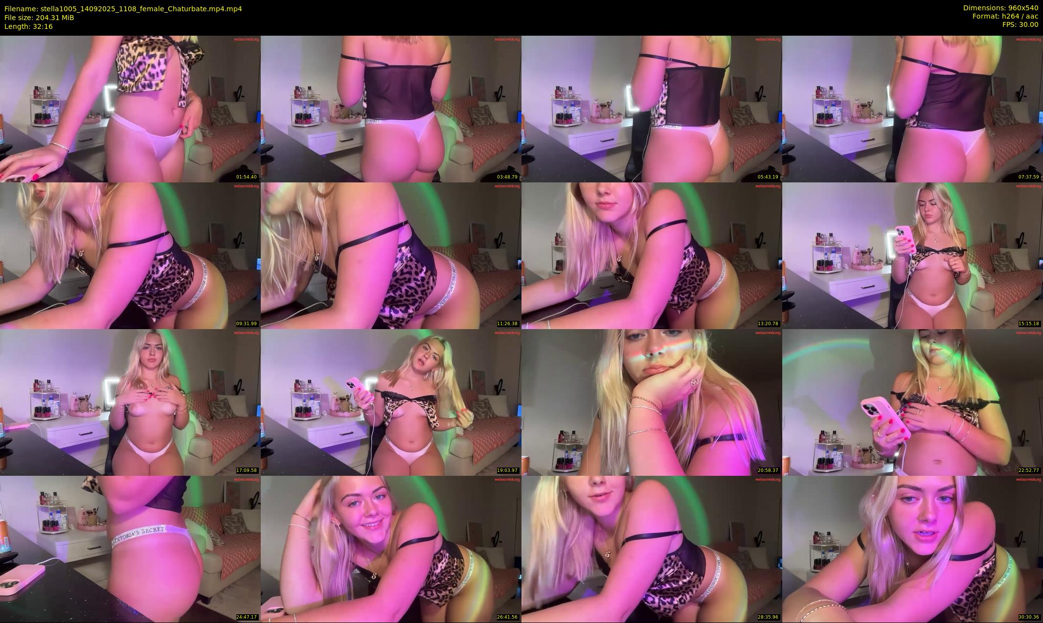 stella1005 — 33 minute Chaturbate female cam show recording, 480p, Sep 14, 2025