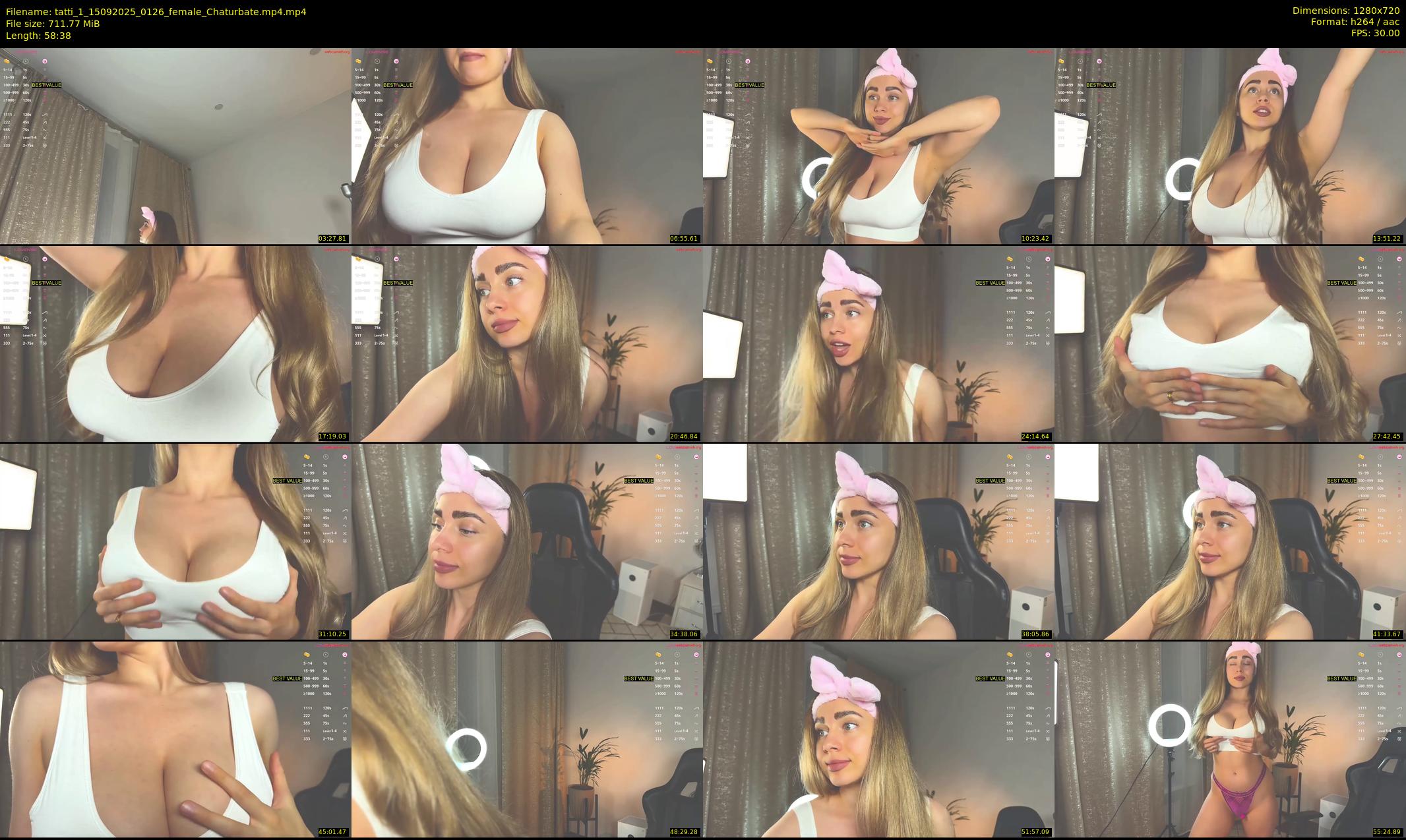 tatti_1 — 59 minute Chaturbate female cam show recording, 720p, Sep 15, 2025