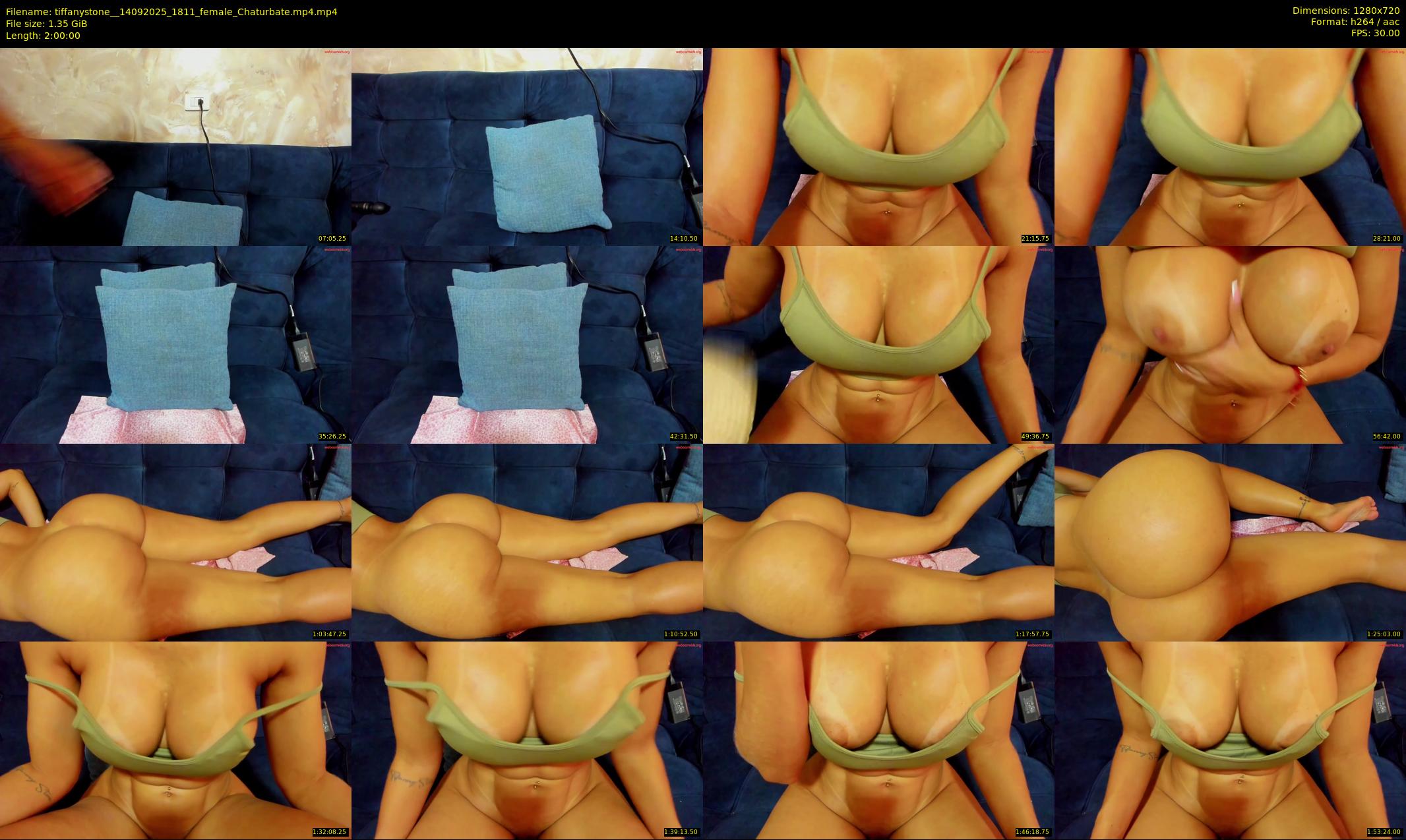 tiffanystone_ — 120 minute Chaturbate female cam show recording, 720p, Sep 14, 2025