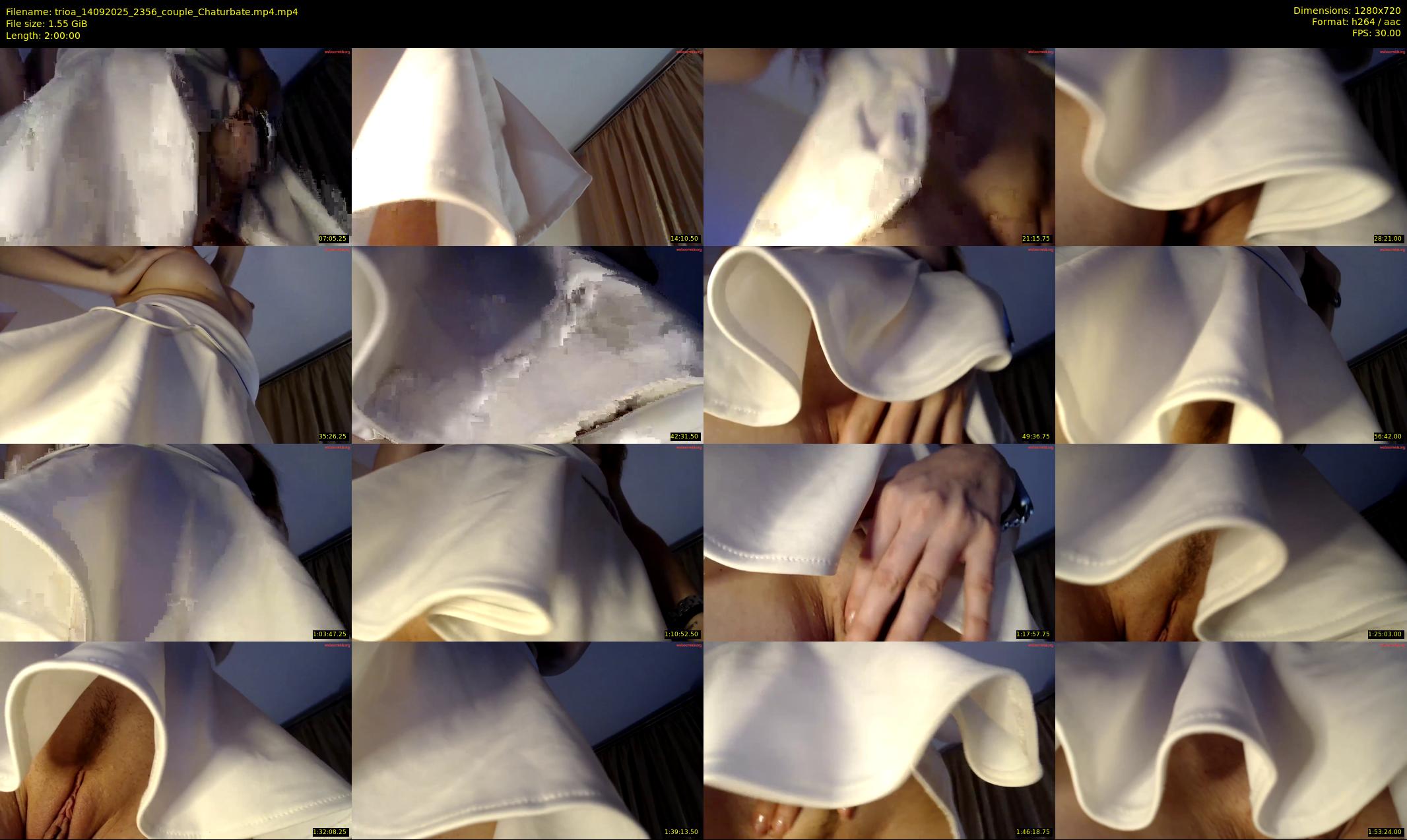 trioa — 120 minute Chaturbate couple cam show recording, 720p, Sep 14, 2025