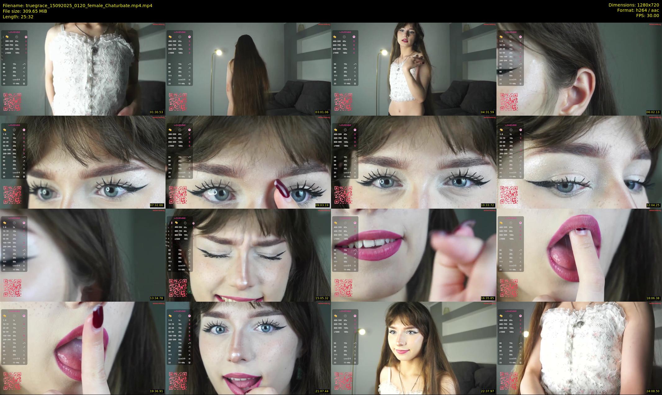 truegrace — 26 minute Chaturbate female cam show recording, 720p, Sep 15, 2025
