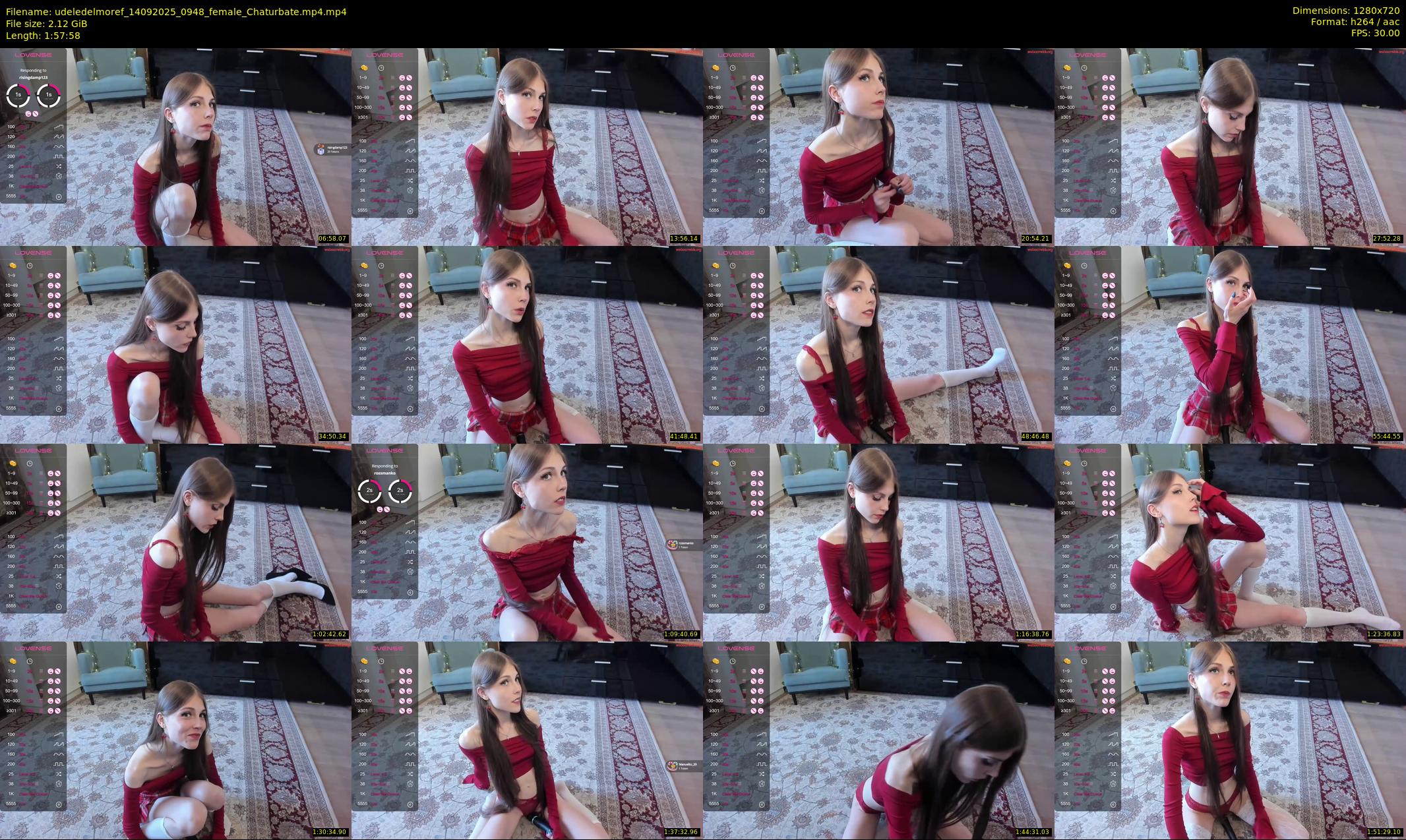 udeledelmoref — 118 minute Chaturbate female cam show recording, 720p, Sep 14, 2025