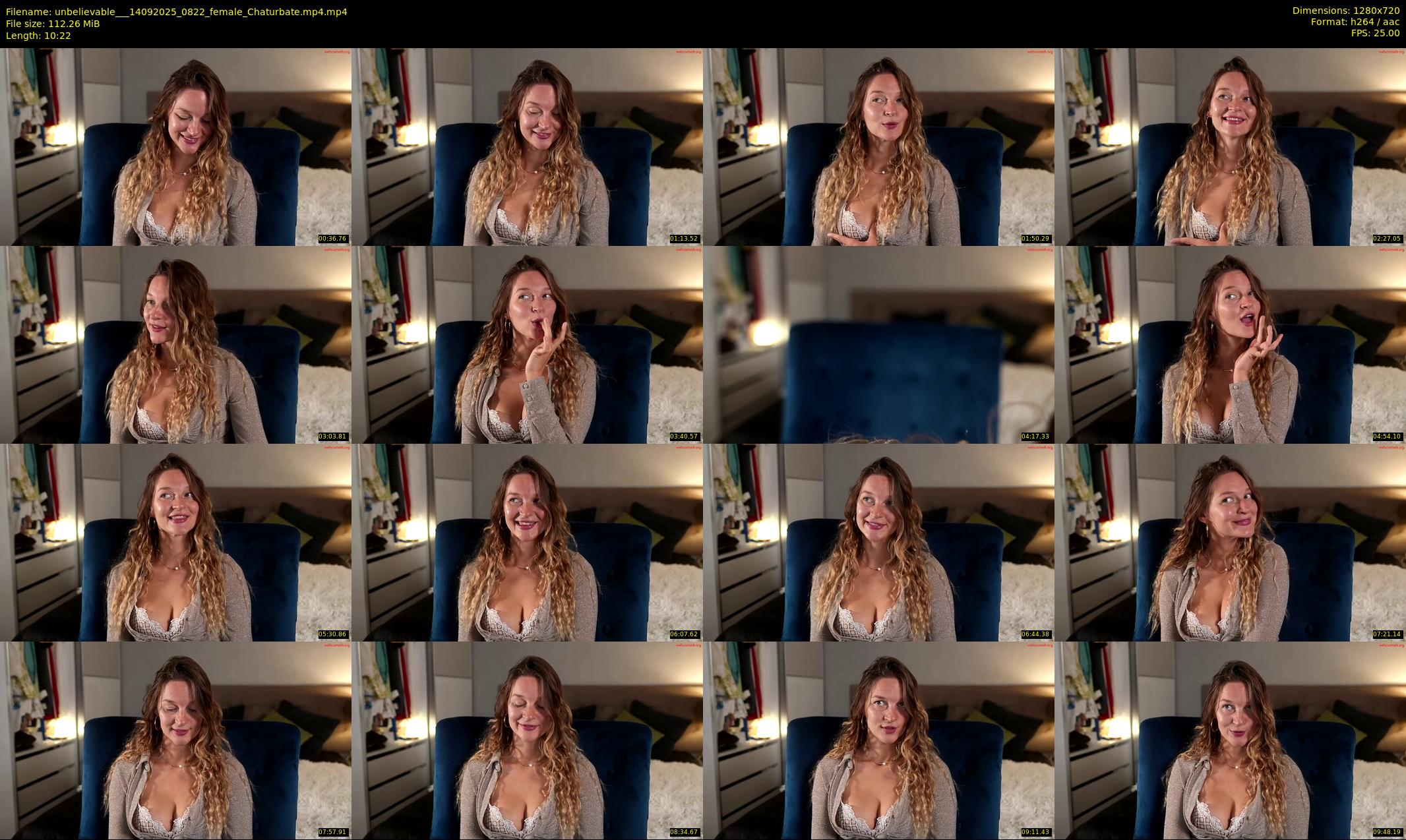 unbelievable__ — 11 minute Chaturbate female cam show recording, 720p, Sep 14, 2025