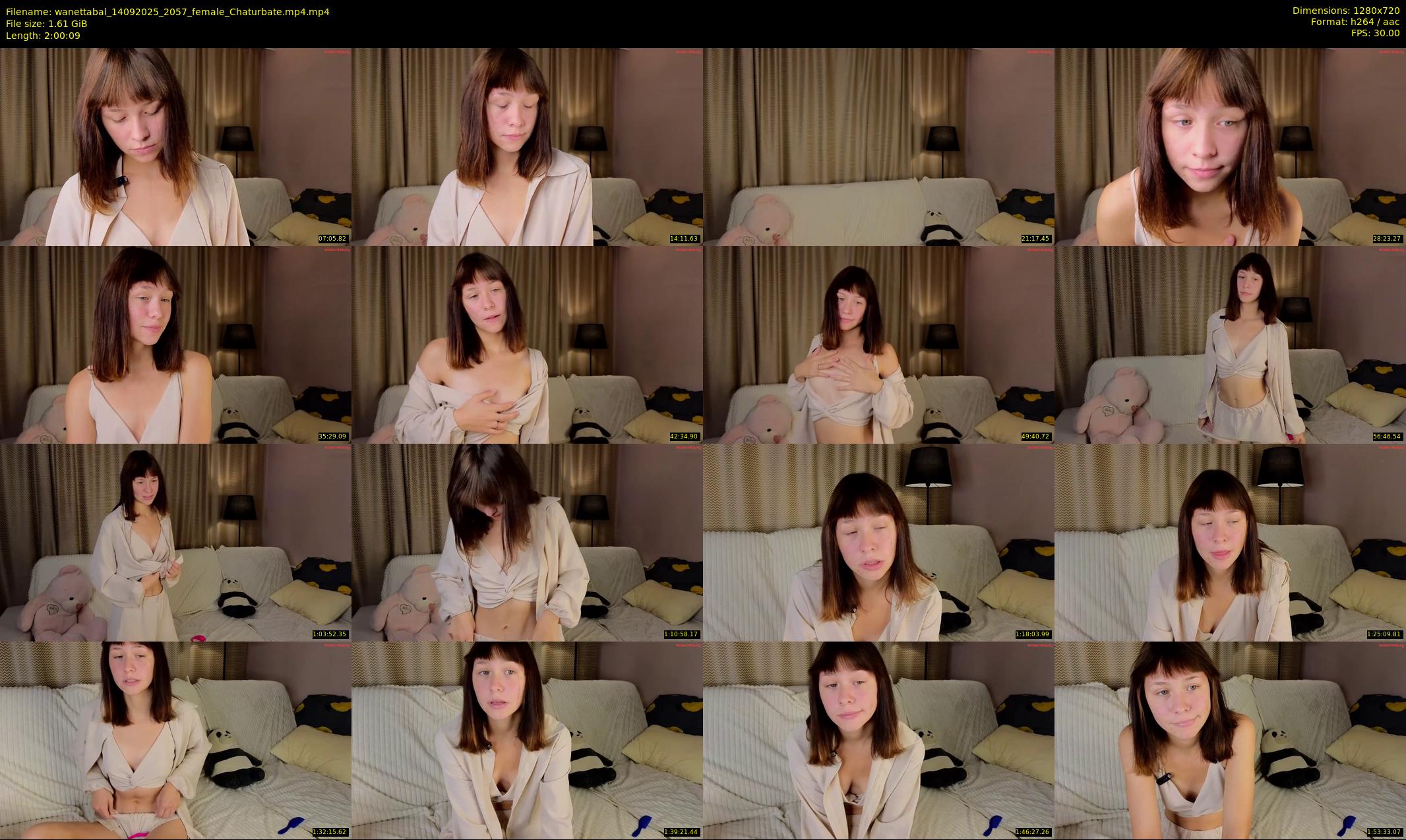 wanettabal — 121 minute Chaturbate female cam show recording, 720p, Sep 14, 2025