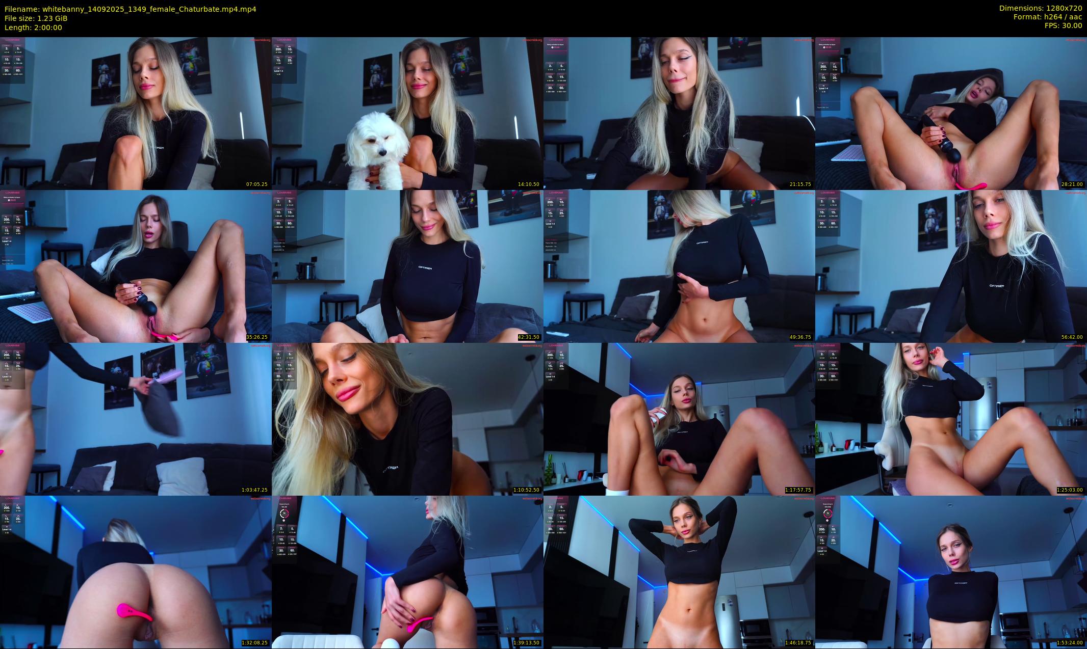 whitebanny — 120 minute Chaturbate couple cam show recording, 720p, Sep 14, 2025