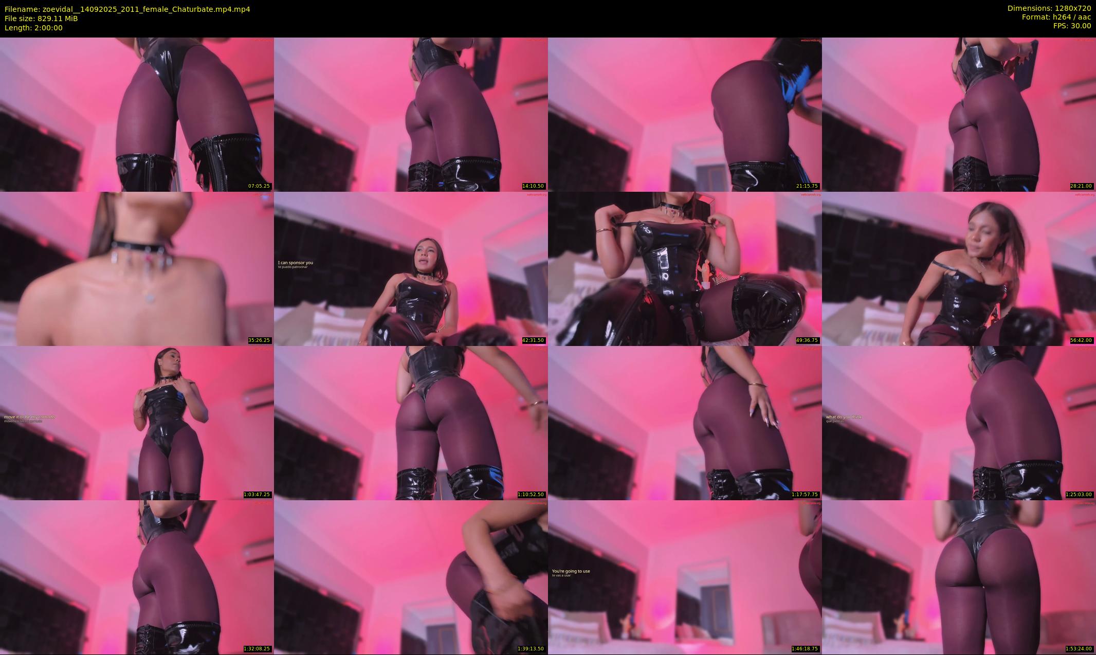 zoevidal_ — 120 minute Chaturbate female cam show recording, 720p, Sep 14, 2025