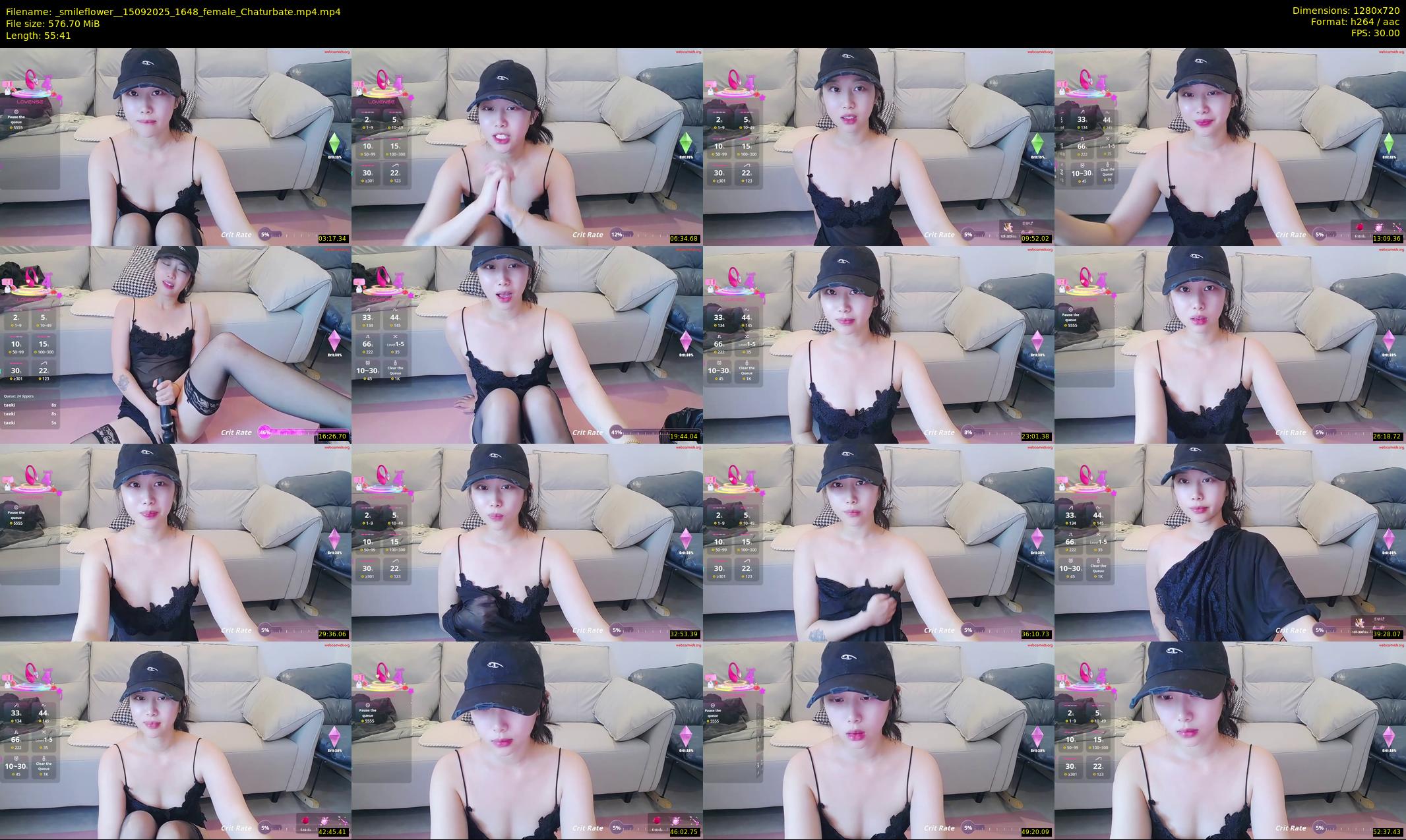 _smileflower_ — 56 minute Chaturbate female cam show recording, 720p, Sep 15, 2025