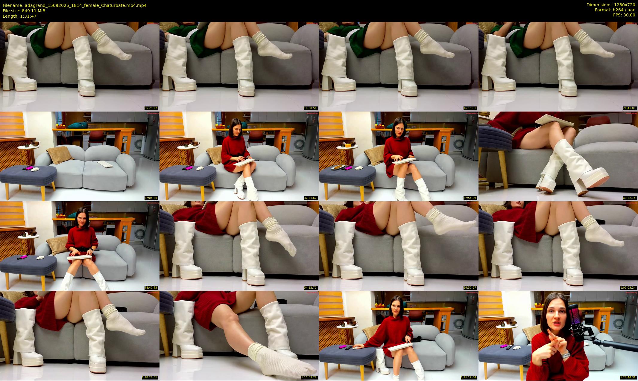 adagrand — 92 minute Chaturbate female cam show recording, 720p, Sep 15, 2025
