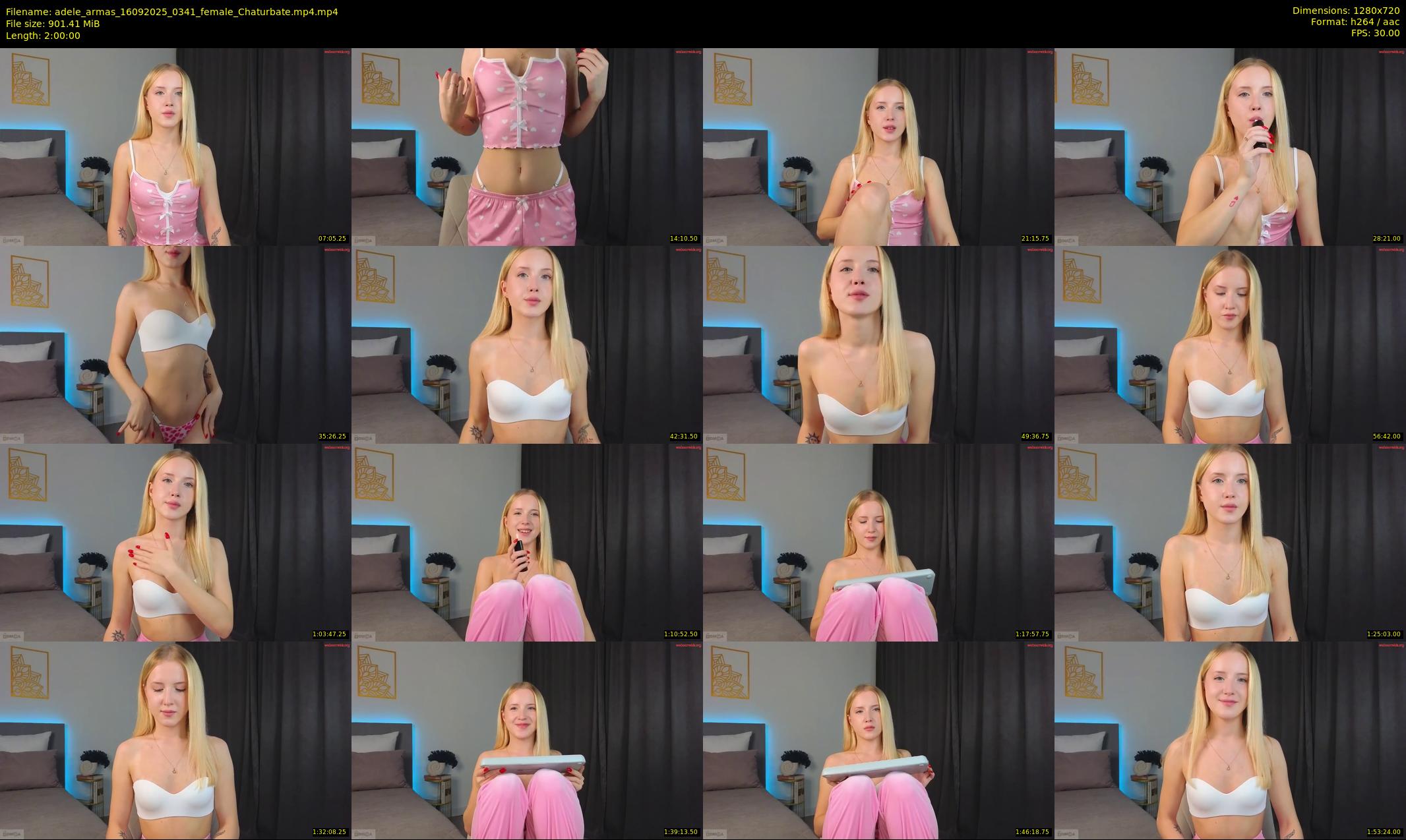 adele_armas — 120 minute Chaturbate female cam show recording, 720p, Sep 16, 2025