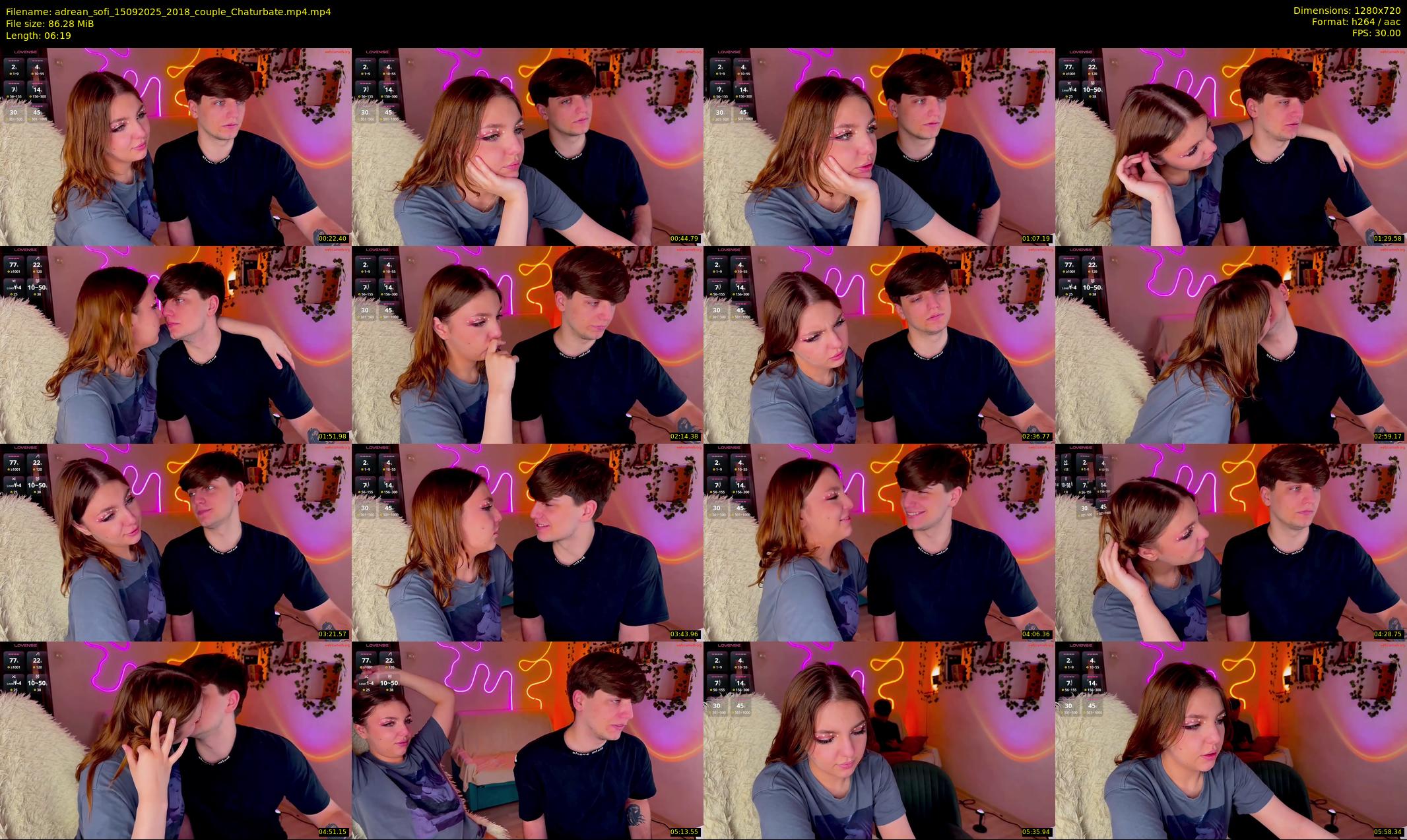 adrean_sofi — 7 minute Chaturbate couple cam show recording, 720p, Sep 15, 2025