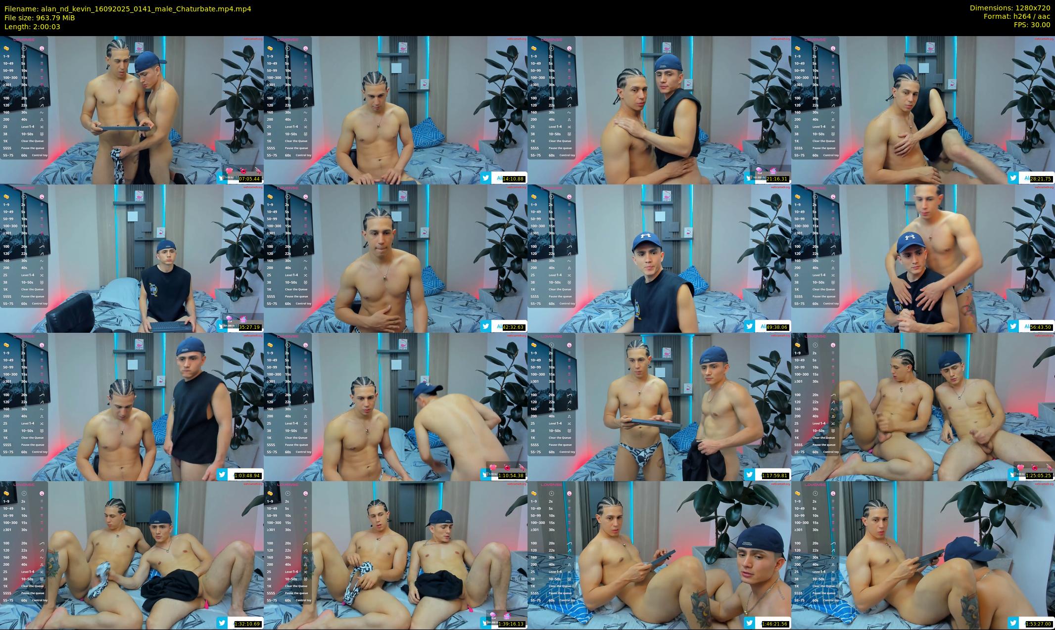 alan_nd_kevin — 121 minute Chaturbate male cam show recording, 720p, Sep 16, 2025