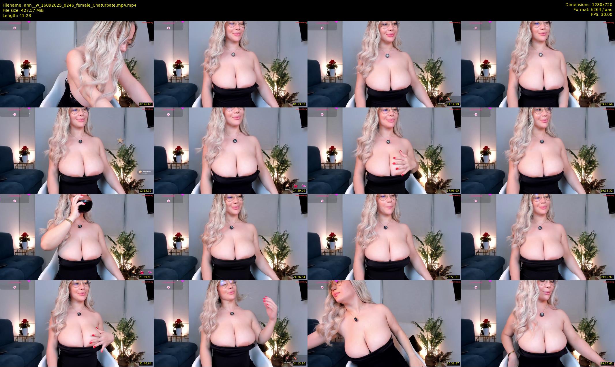 ann__w — 42 minute Chaturbate female cam show recording, 720p, Sep 16, 2025