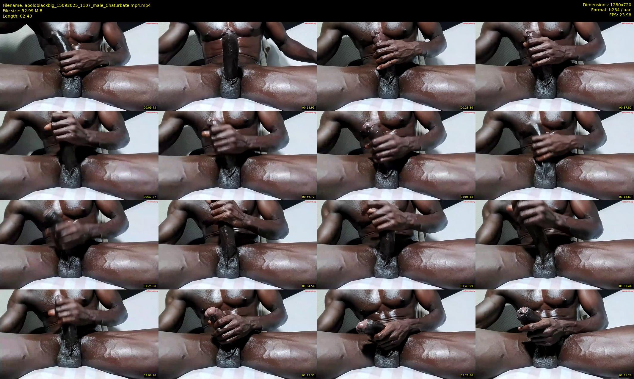 apoloblackbig — 3 minute Chaturbate male cam show recording, 720p, Sep 15, 2025