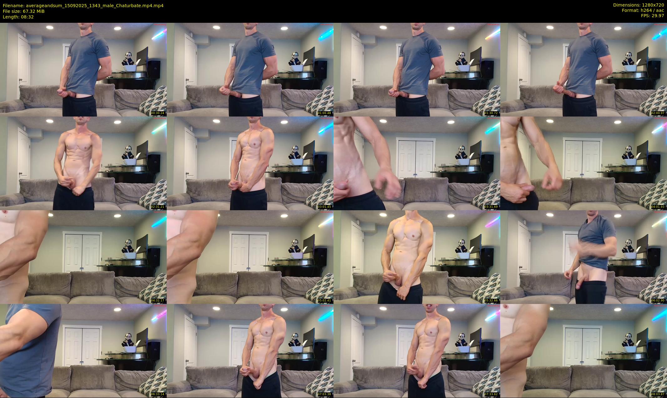 averageandsum — 9 minute Chaturbate male cam show recording, 720p, Sep 15, 2025