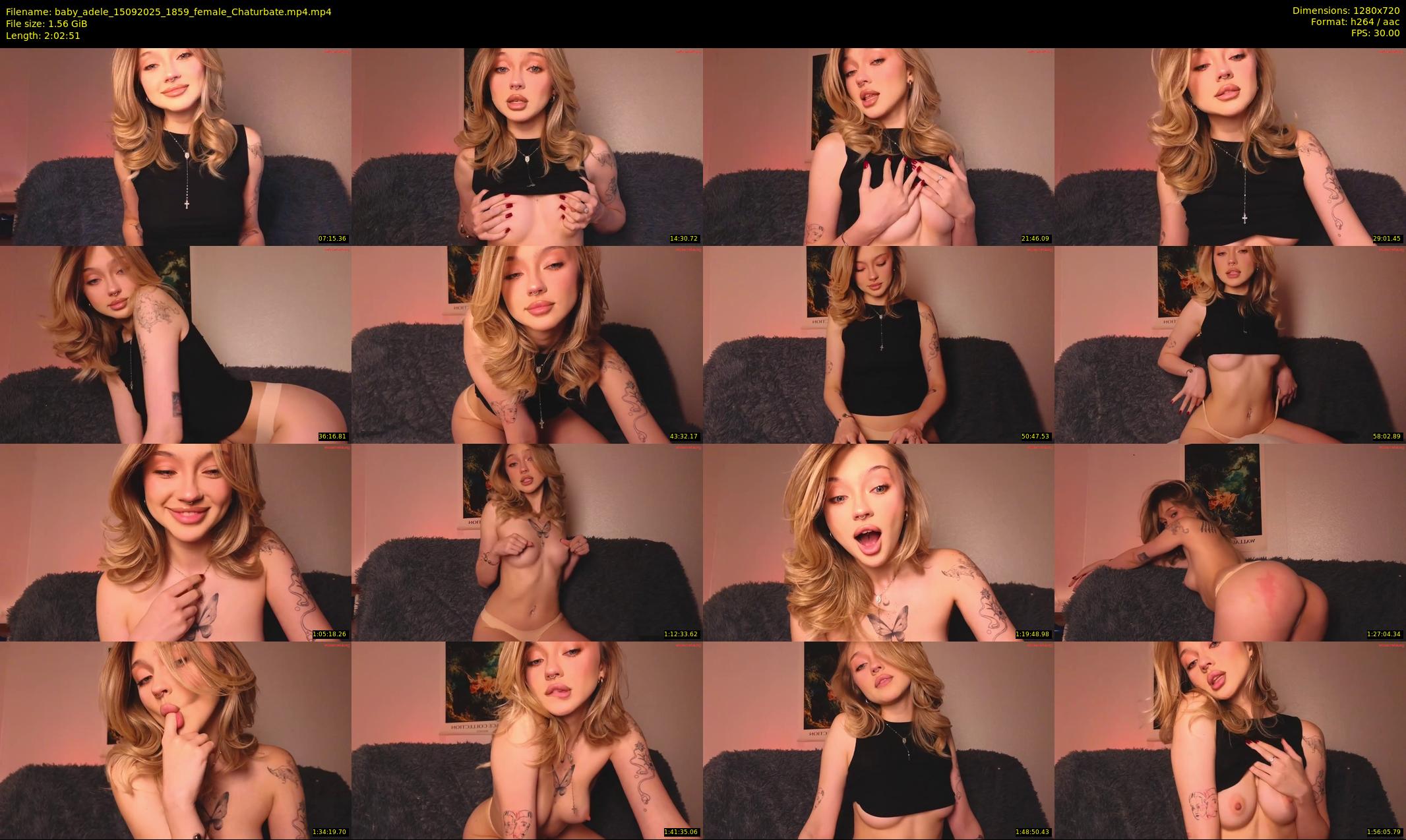 baby_adele — 123 minute Chaturbate female cam show recording, 720p, Sep 15, 2025