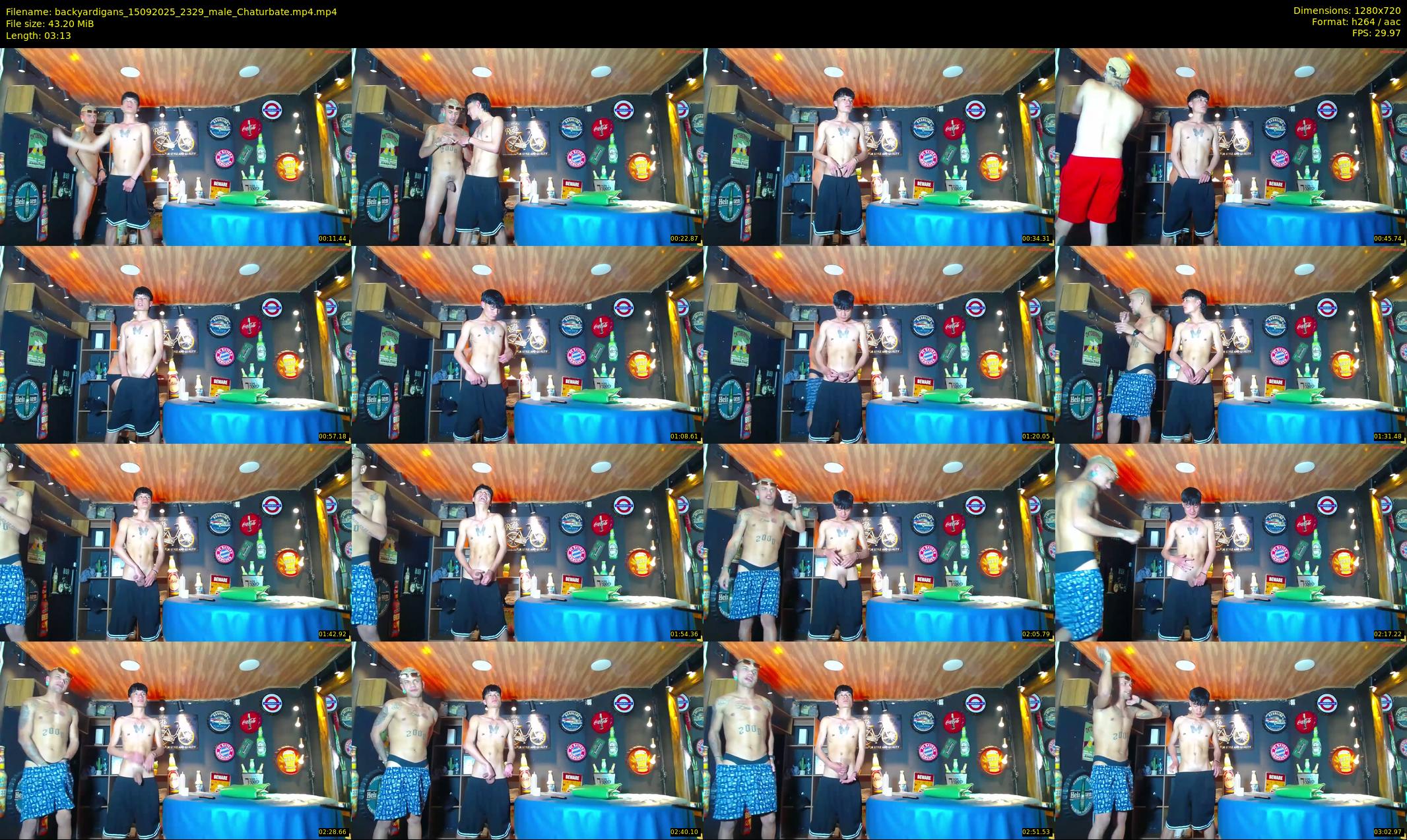 backyardigans — 4 minute Chaturbate male cam show recording, 720p, Sep 15, 2025