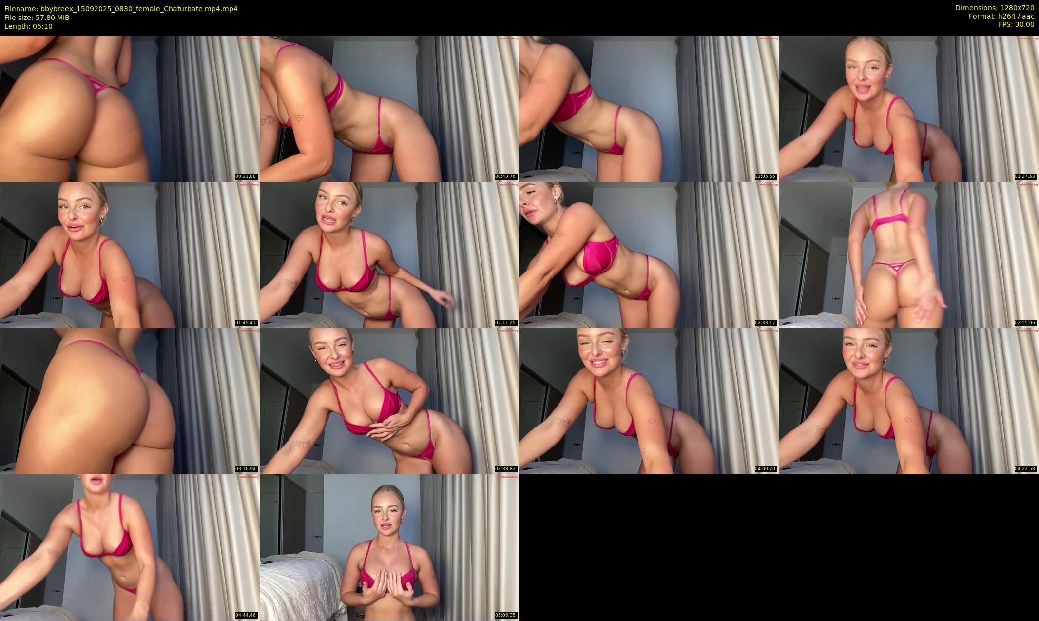 bbybreex — 7 minute Chaturbate female cam show recording, 720p, Sep 15, 2025