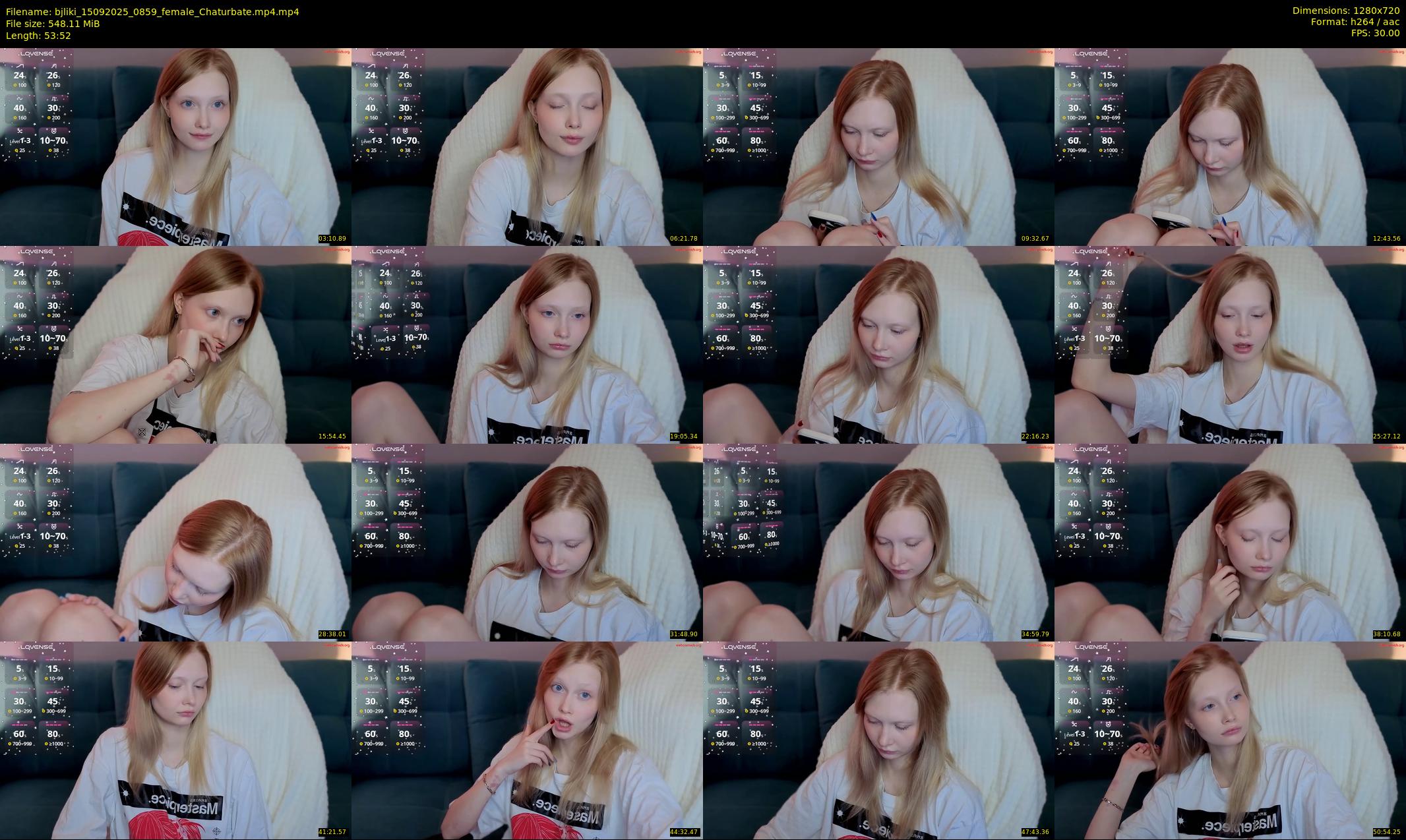 bjliki — 54 minute Chaturbate couple cam show recording, 720p, Sep 15, 2025