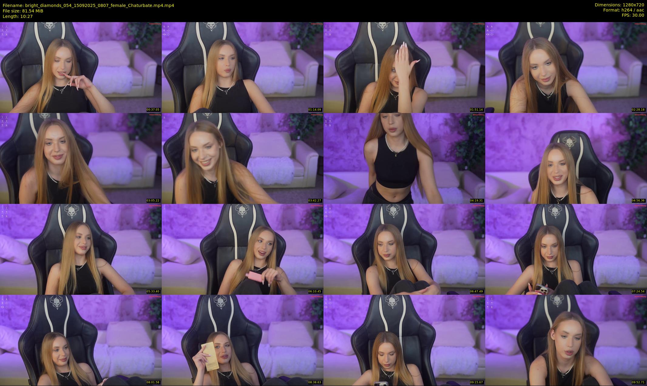 bright_diamonds_054 — 11 minute Chaturbate couple cam show recording, 720p, Sep 15, 2025