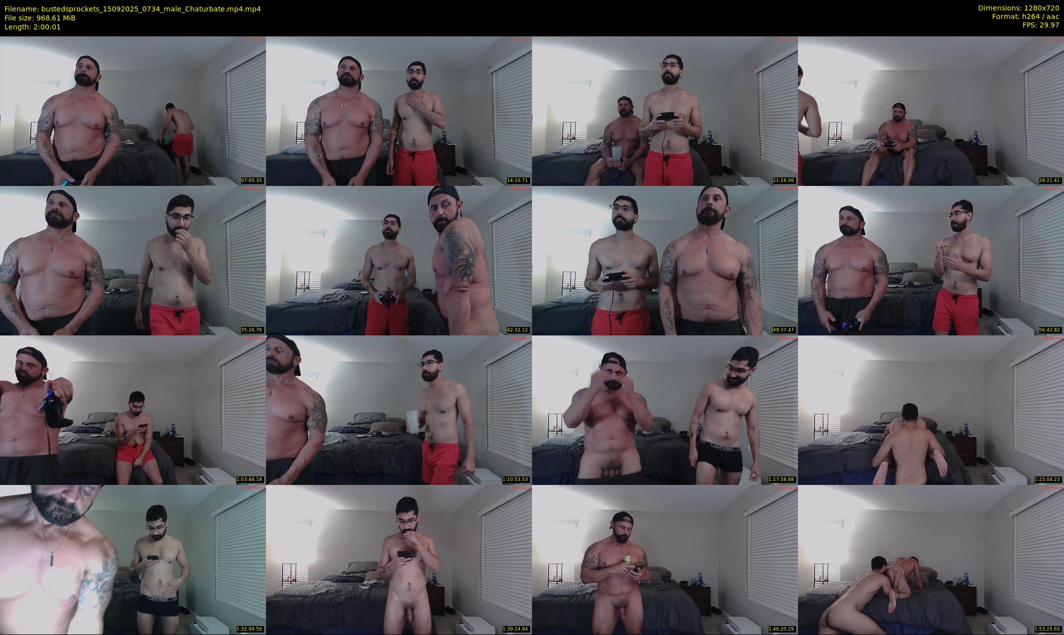 bustedsprockets — 121 minute Chaturbate male cam show recording, 720p, Sep 15, 2025