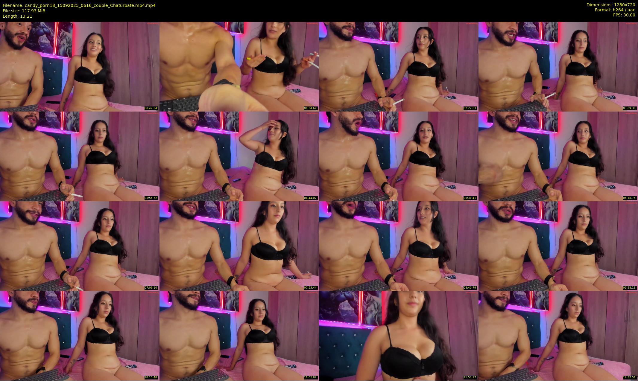 candy_porn18 — 14 minute Chaturbate couple cam show recording, 720p, Sep 15, 2025