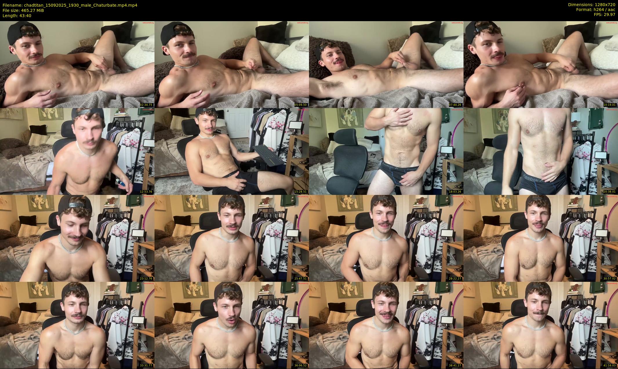 chadtitan — 44 minute Chaturbate male cam show recording, 720p, Sep 15, 2025
