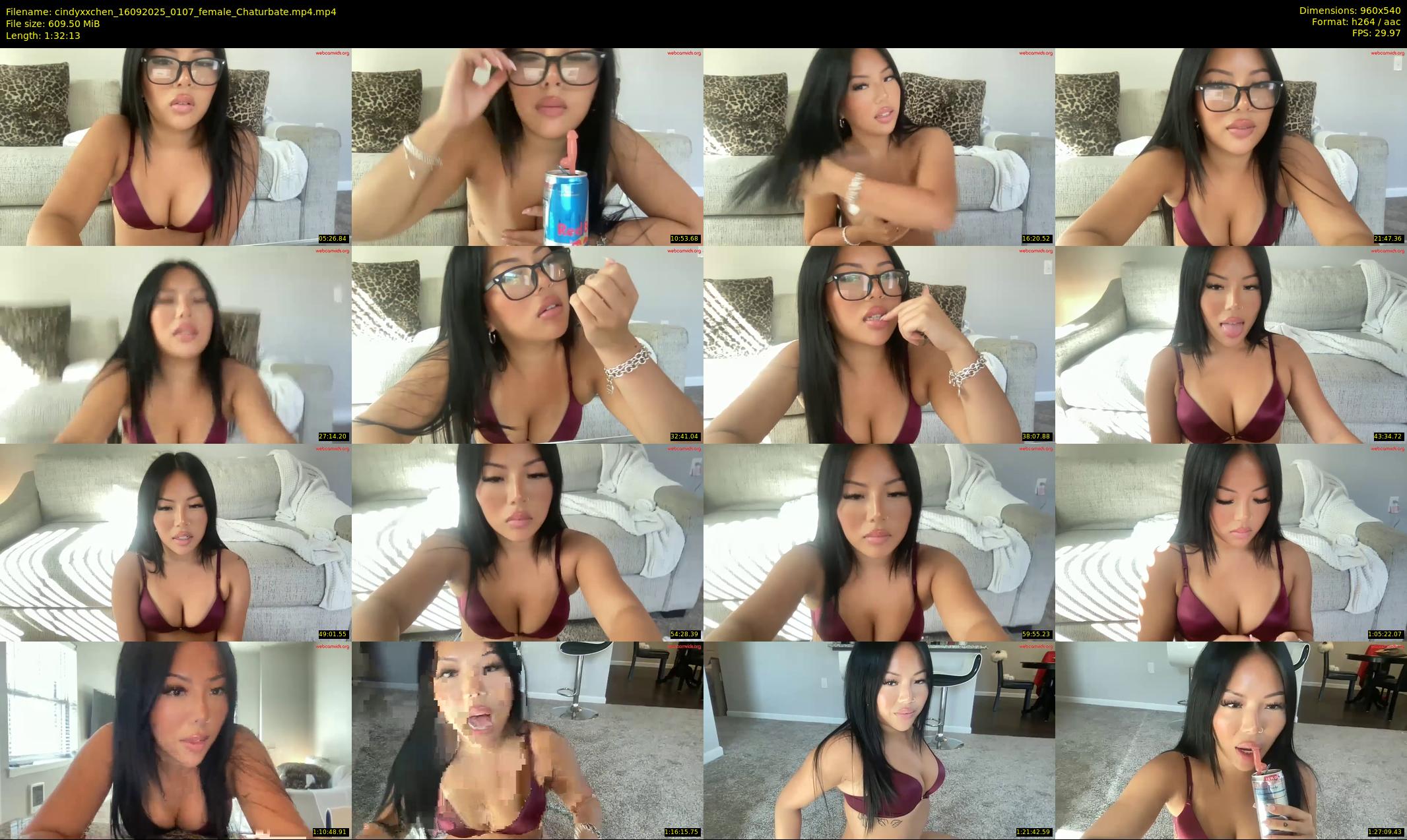 cindyxxchen — 93 minute Chaturbate female cam show recording, 480p, Sep 16, 2025