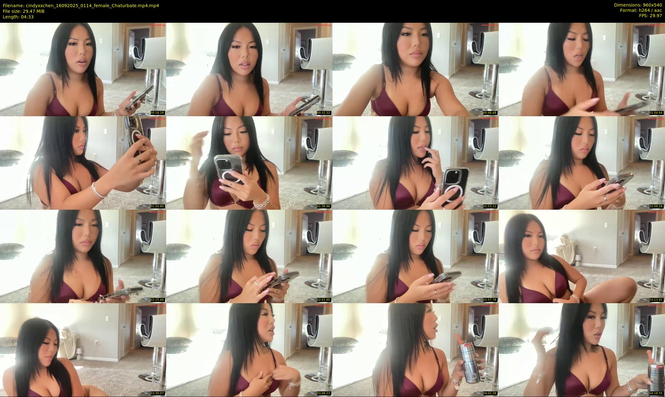 cindyxxchen — 5 minute Chaturbate female cam show recording, 480p, Sep 16, 2025