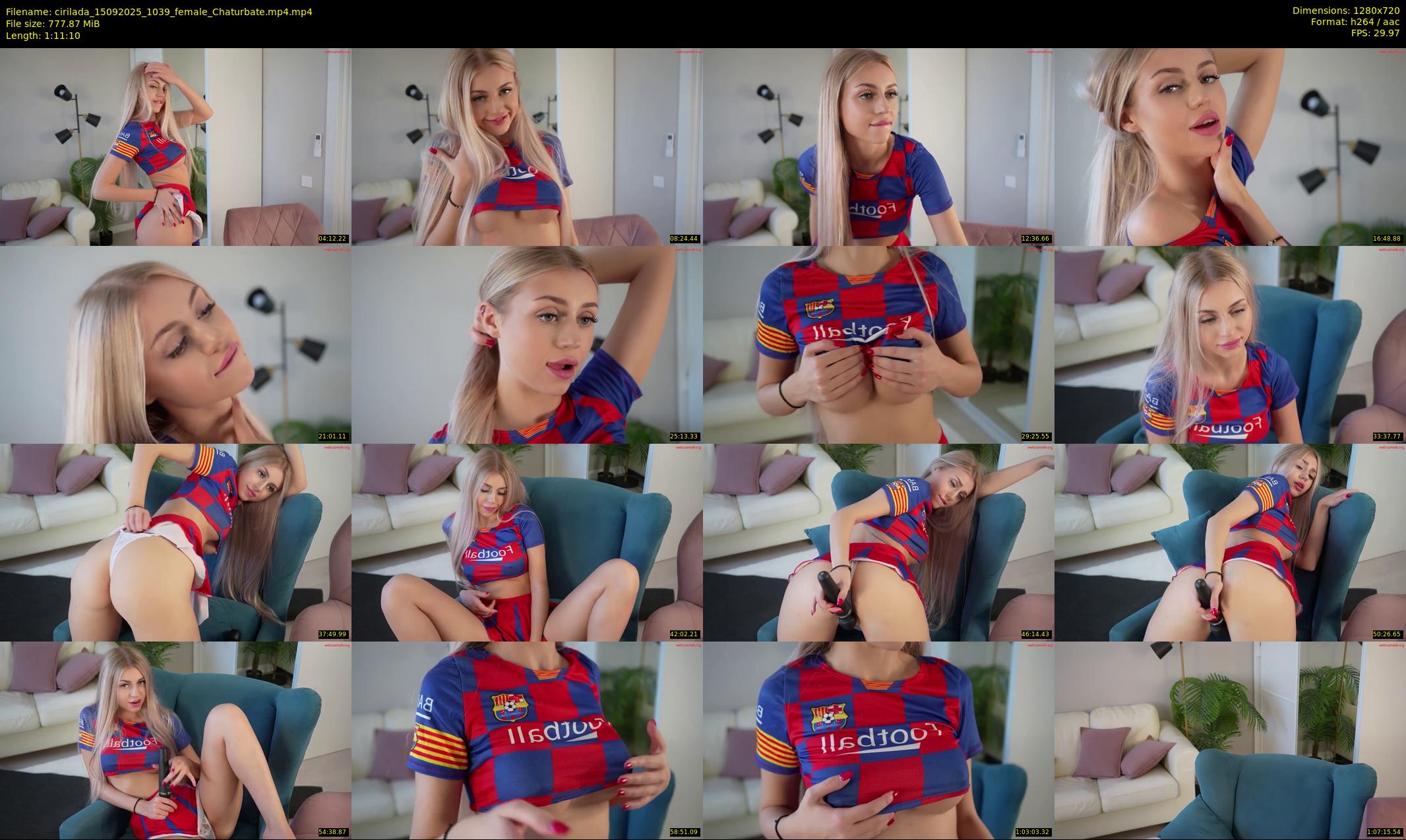 cirilada — 72 minute Chaturbate female cam show recording, 720p, Sep 15, 2025