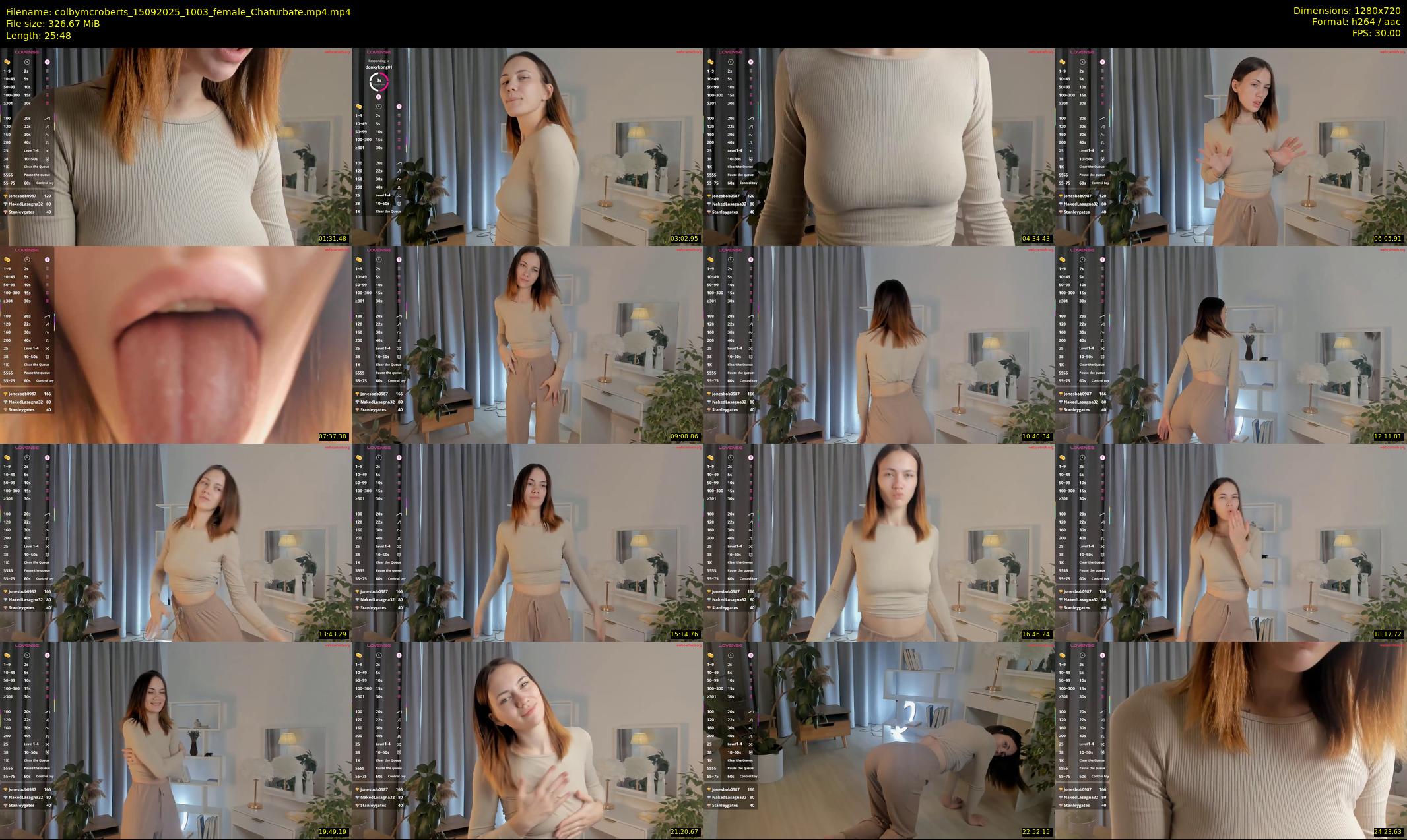 colbymcroberts — 26 minute Chaturbate female cam show recording, 720p, Sep 15, 2025