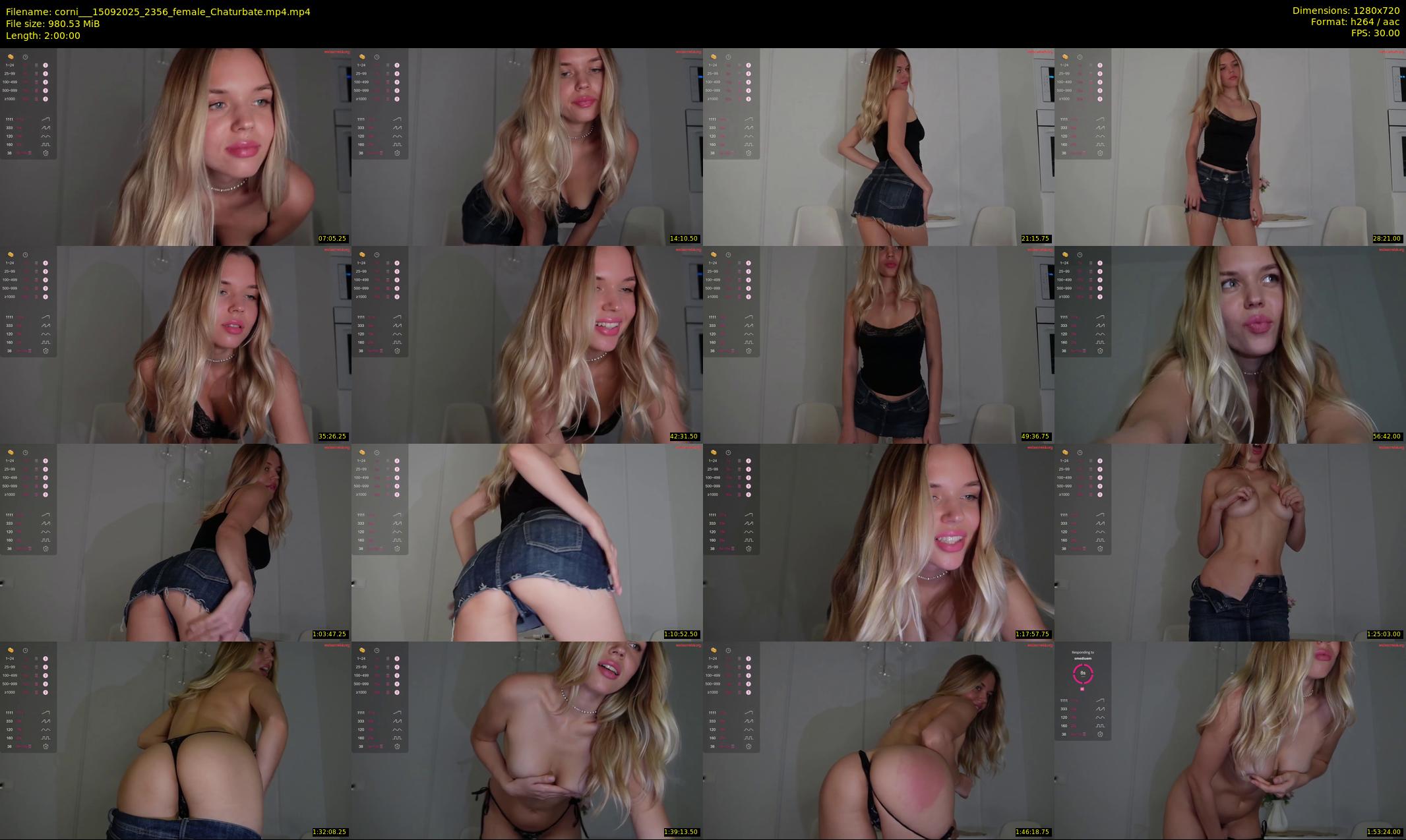 corni__ — 120 minute Chaturbate female cam show recording, 720p, Sep 15, 2025