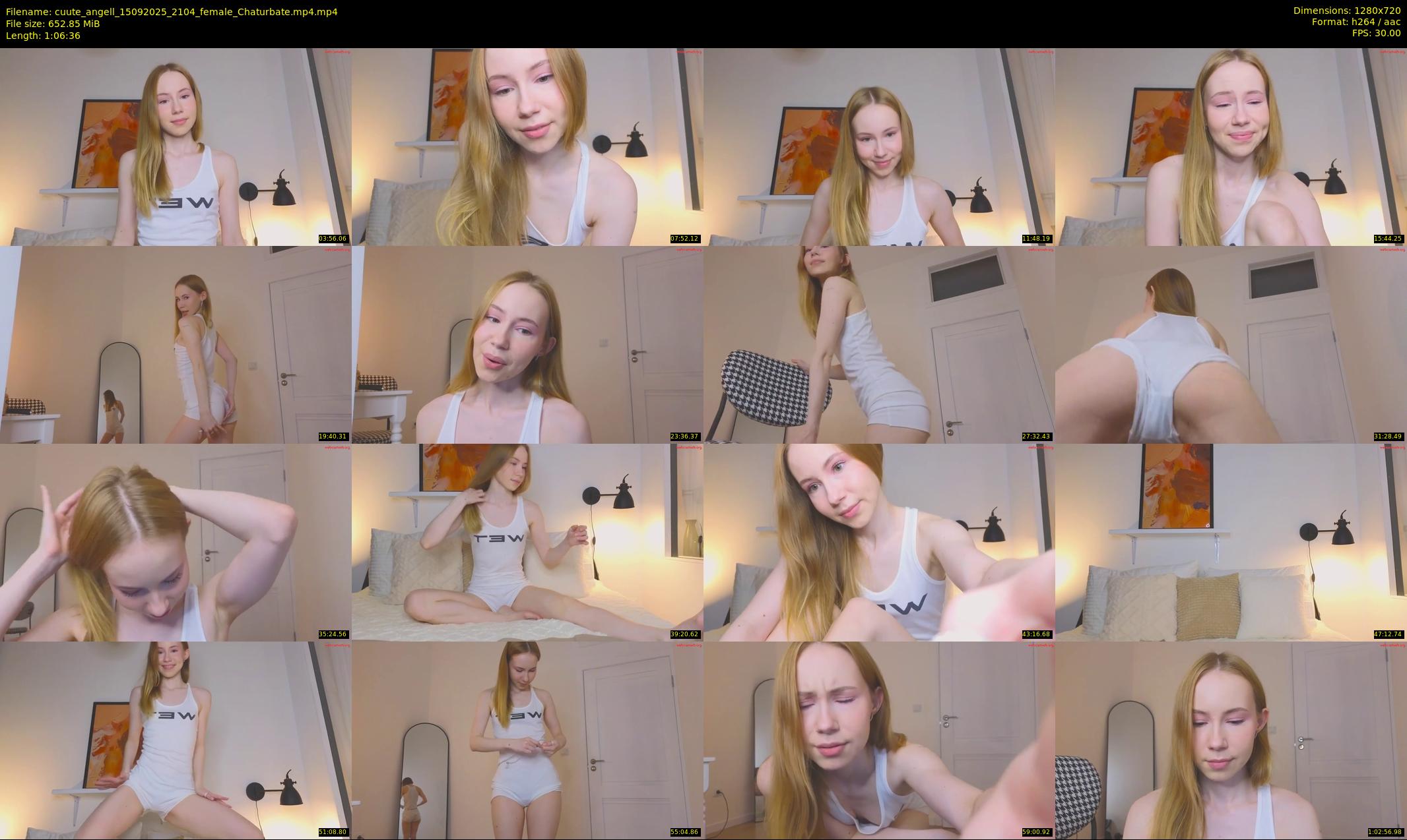 cuute_angell — 67 minute Chaturbate female cam show recording, 720p, Sep 15, 2025