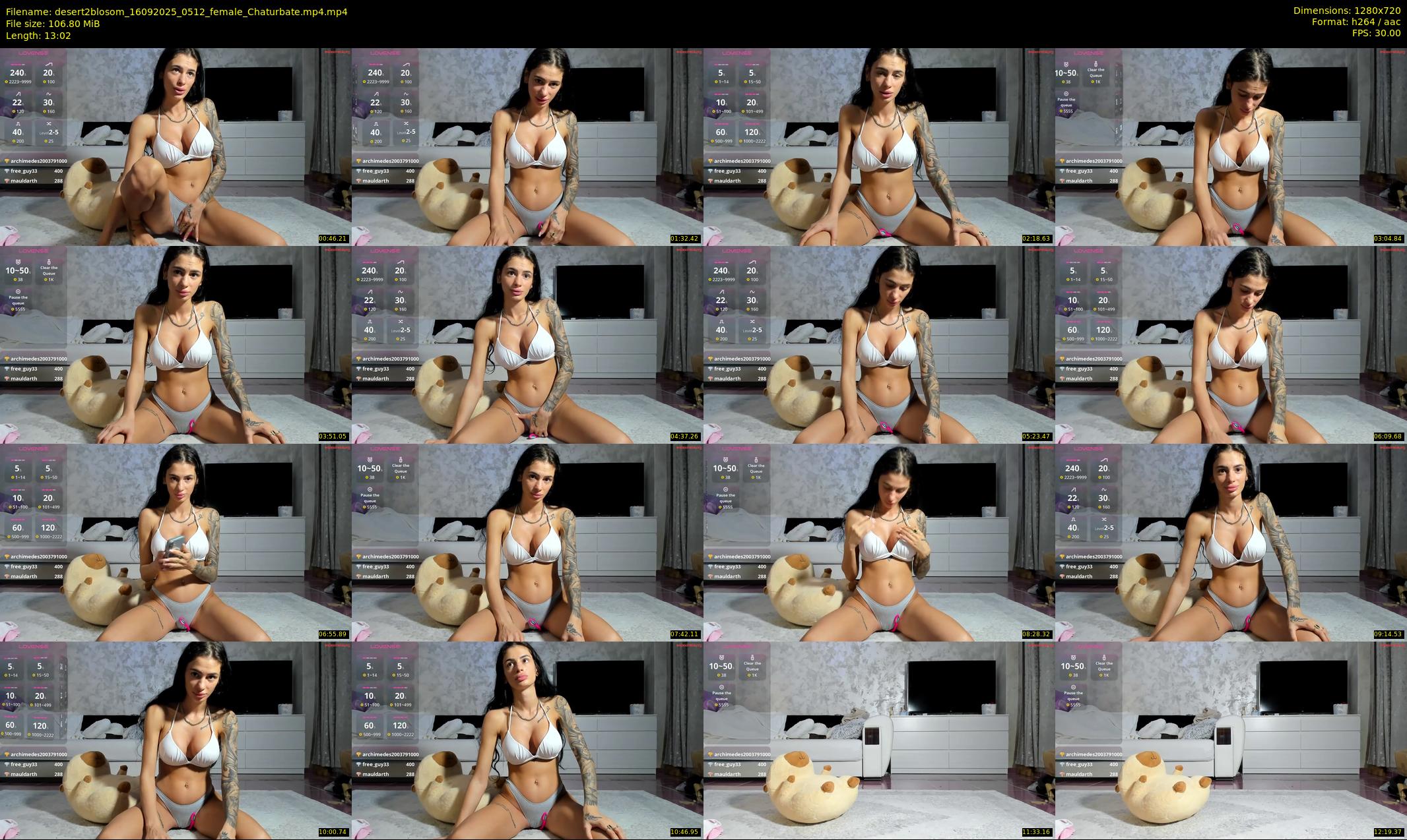 desert2blosom — 14 minute Chaturbate female cam show recording, 720p, Sep 16, 2025