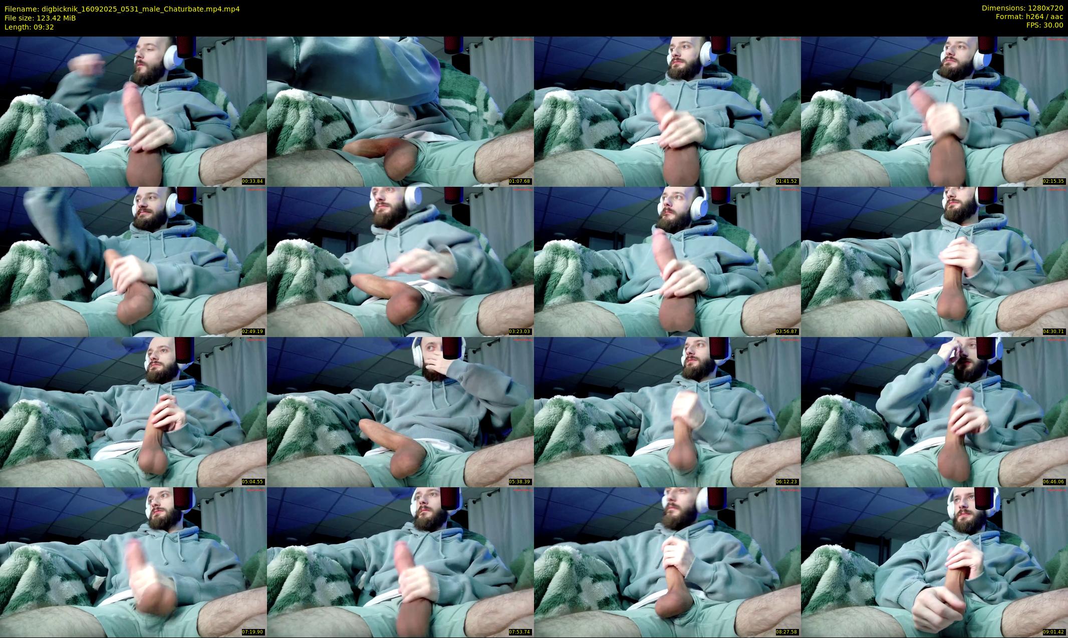 digbicknik — 10 minute Chaturbate male cam show recording, 720p, Sep 16, 2025