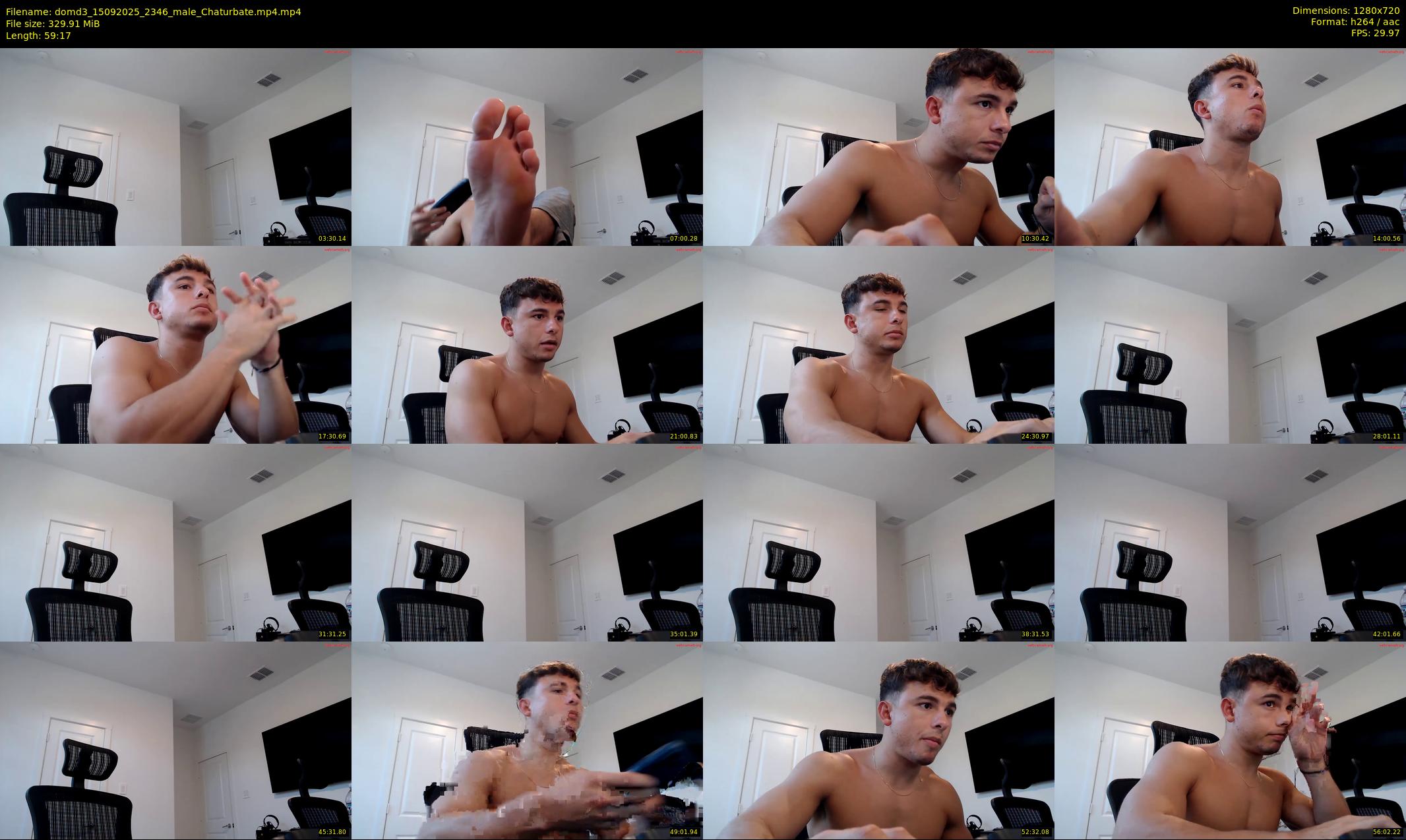 domd3 — 60 minute Chaturbate male cam show recording, 720p, Sep 15, 2025