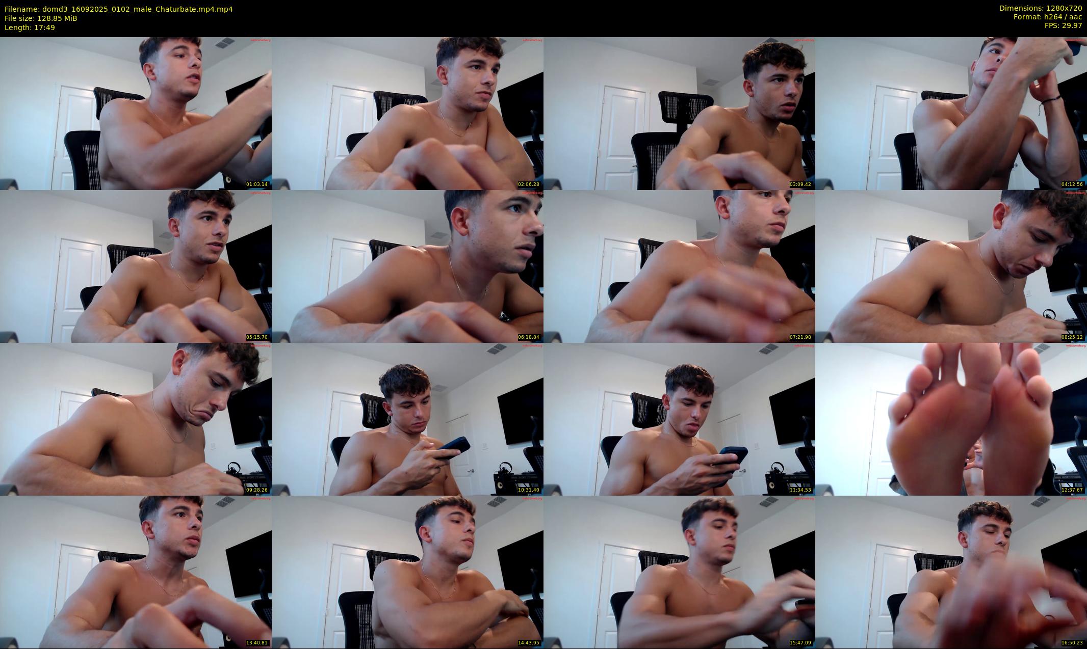 domd3 — 18 minute Chaturbate male cam show recording, 720p, Sep 16, 2025