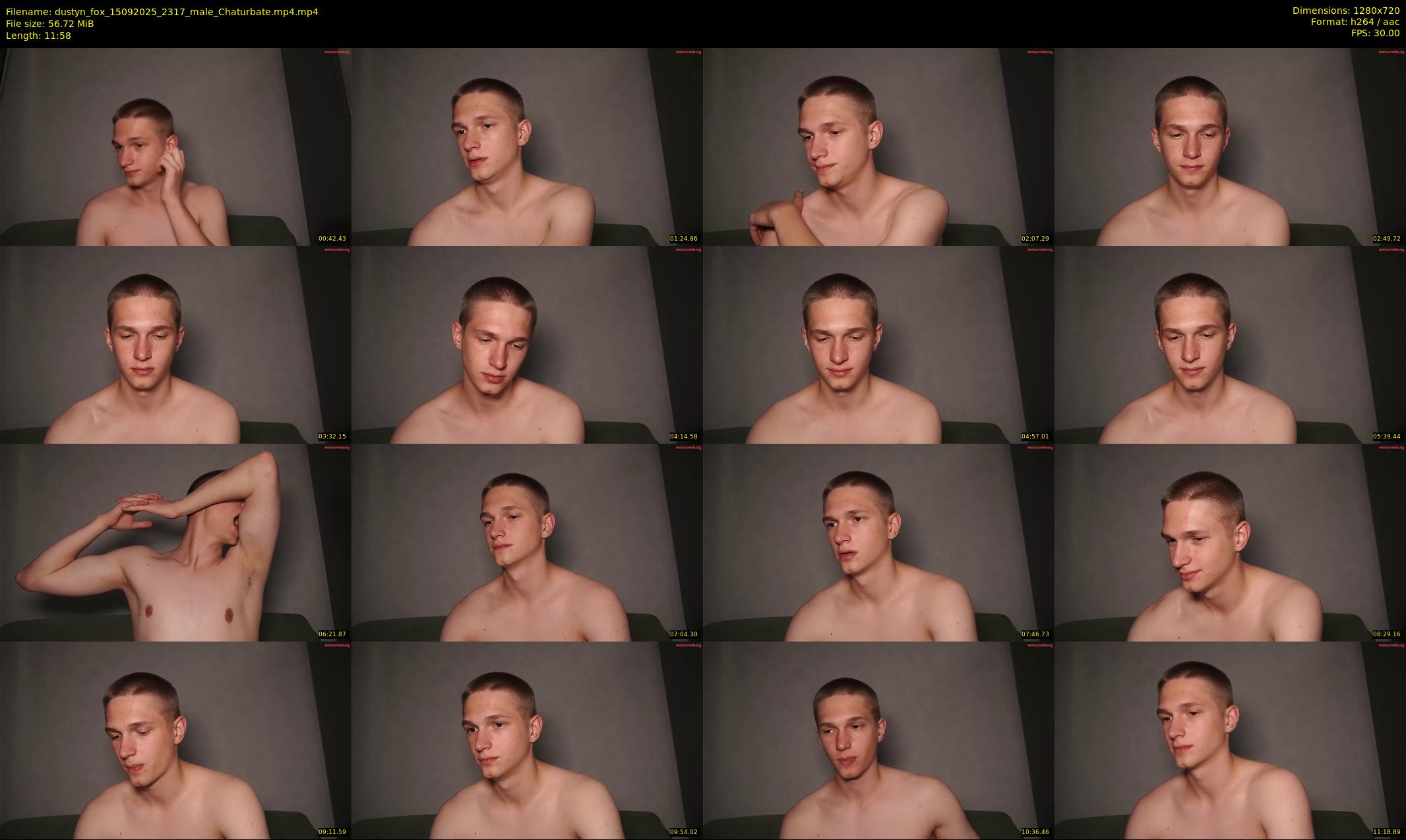 dustyn_fox — 12 minute Chaturbate male cam show recording, 720p, Sep 15, 2025
