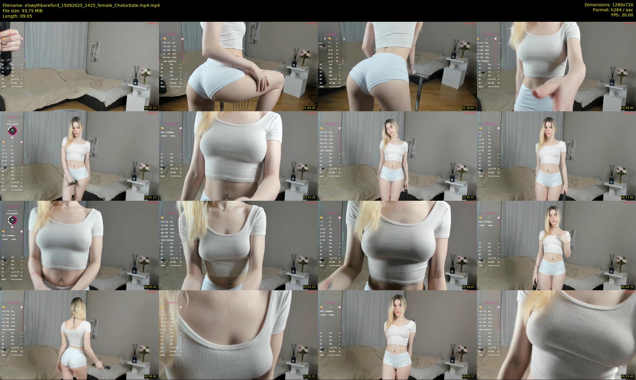 elswythbareford — 10 minute Chaturbate female cam show recording, 720p, Sep 15, 2025
