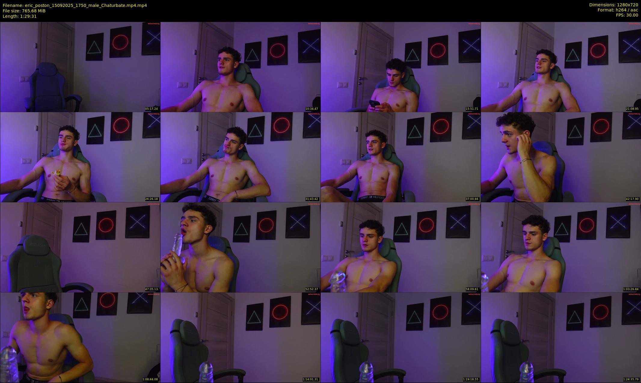 eric_poston — 90 minute Chaturbate male cam show recording, 720p, Sep 15, 2025