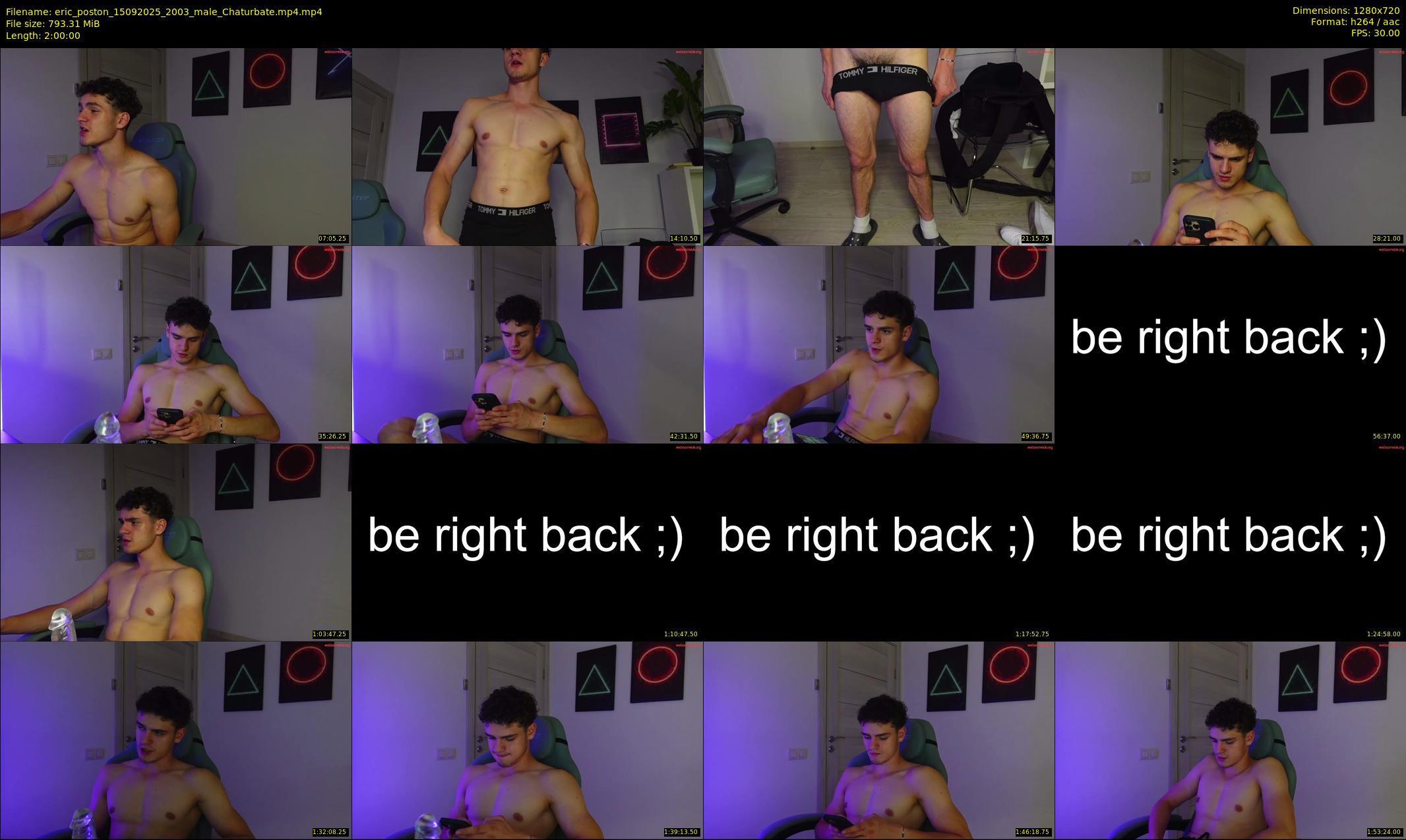 eric_poston — 120 minute Chaturbate male cam show recording, 720p, Sep 15, 2025