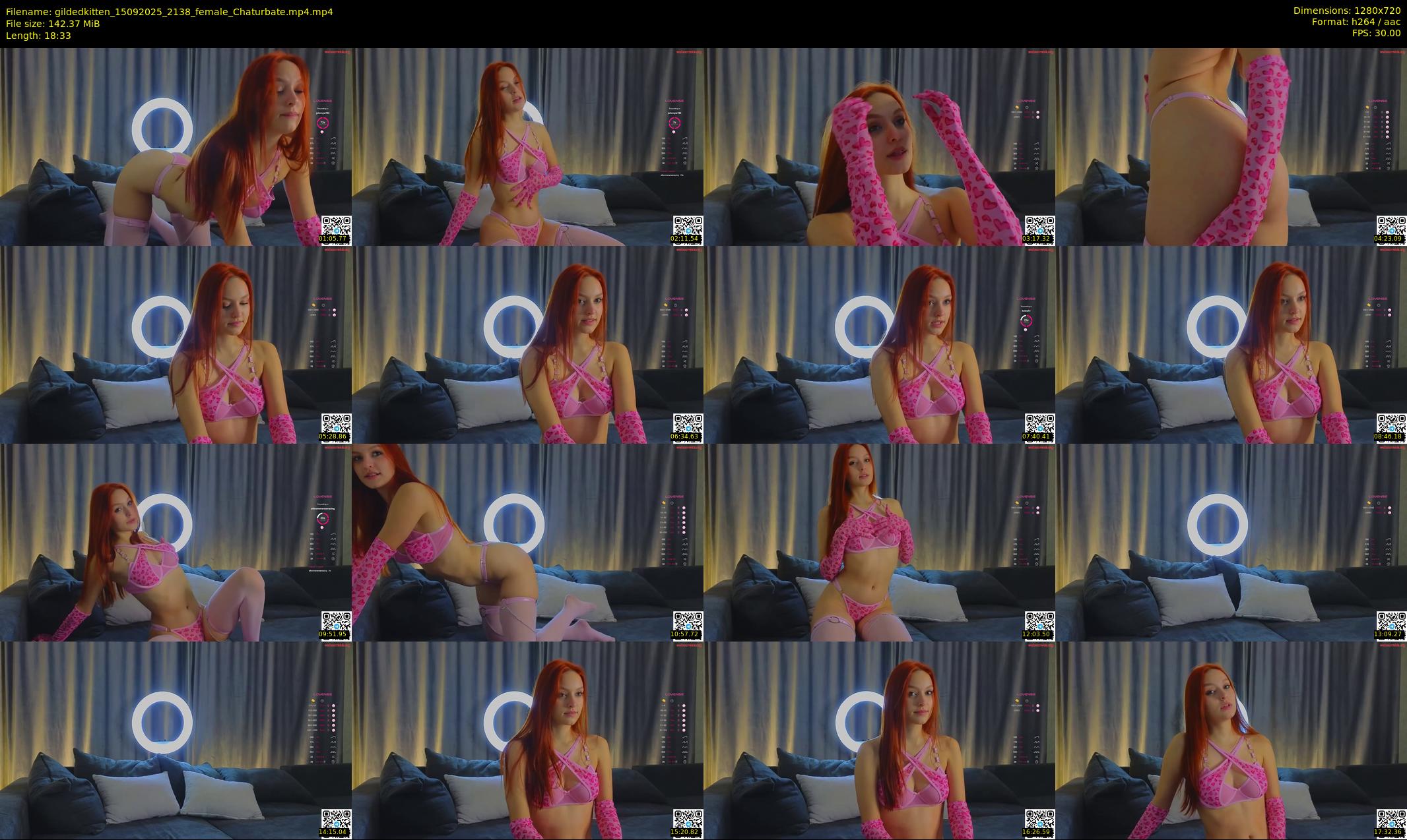gildedkitten — 19 minute Chaturbate female cam show recording, 720p, Sep 15, 2025