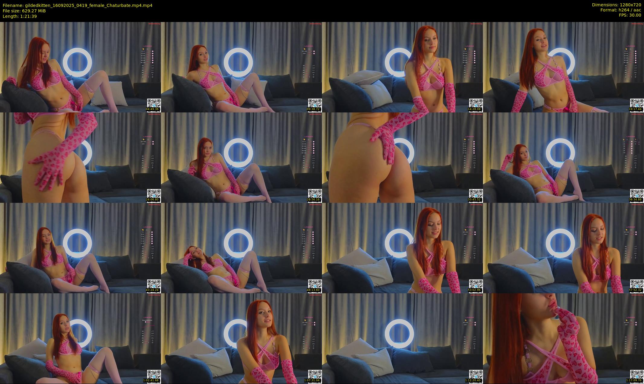 gildedkitten — 82 minute Chaturbate female cam show recording, 720p, Sep 16, 2025