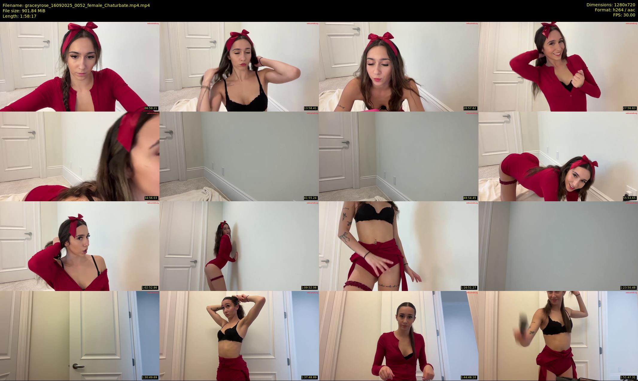 graceyrose — 119 minute Chaturbate female cam show recording, 720p, Sep 16, 2025