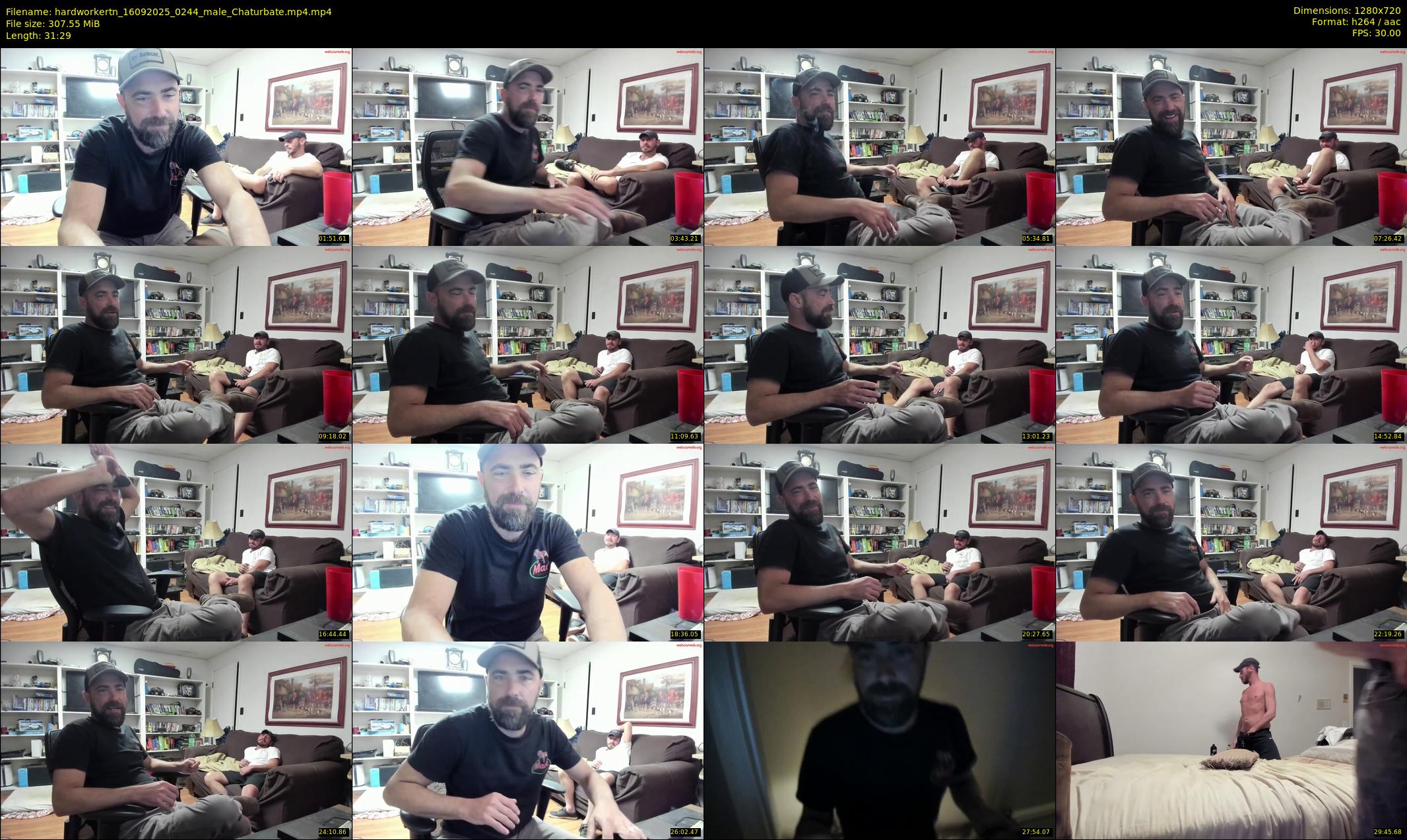 hardworkertn — 32 minute Chaturbate male cam show recording, 720p, Sep 16, 2025