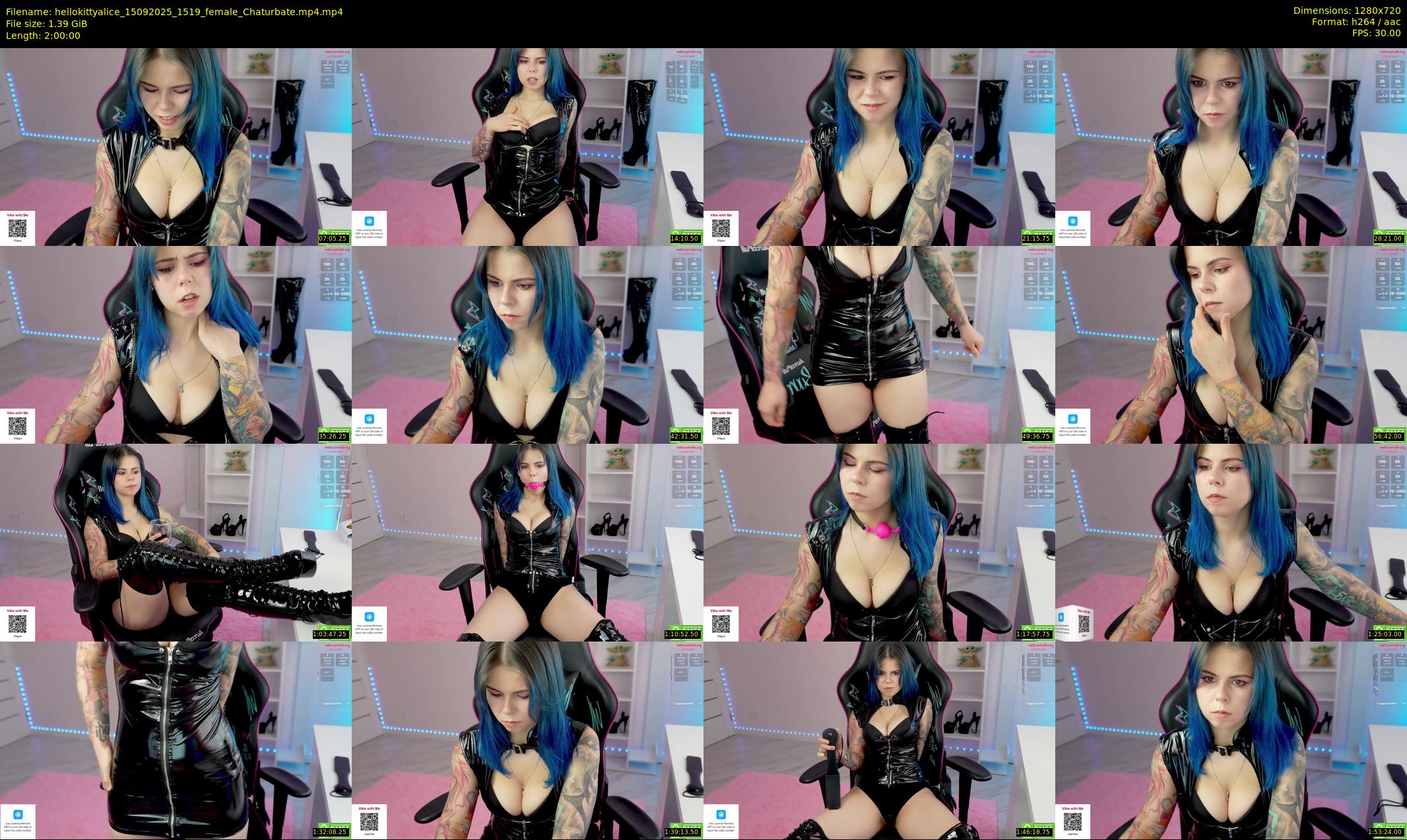 hellokittyalice — 120 minute Chaturbate female cam show recording, 720p, Sep 15, 2025