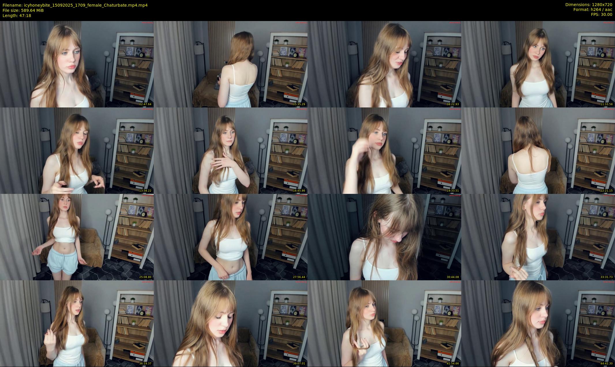 icyhoneybite — 48 minute Chaturbate female cam show recording, 720p, Sep 15, 2025