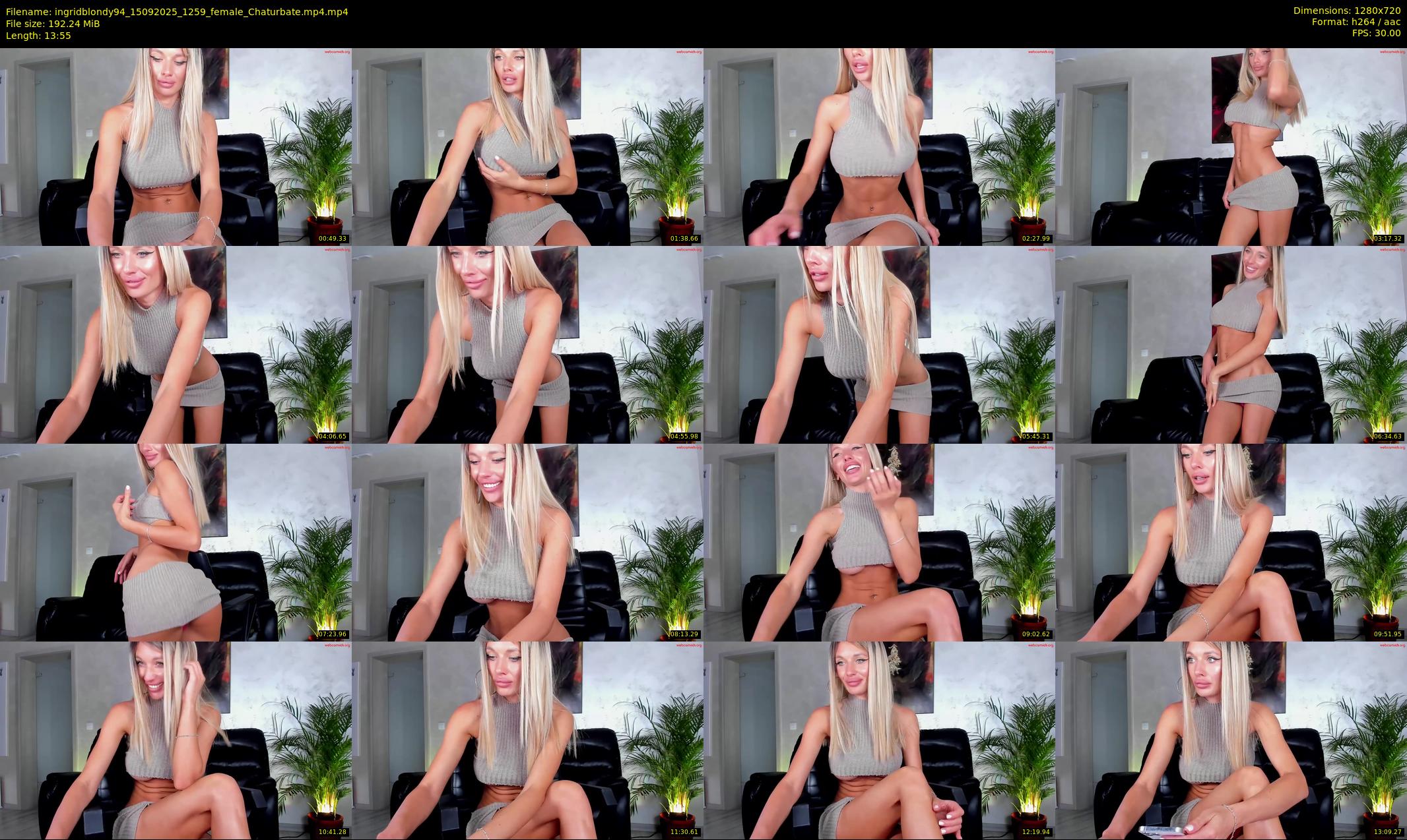 ingridblondy94 — 14 minute Chaturbate female cam show recording, 720p, Sep 15, 2025